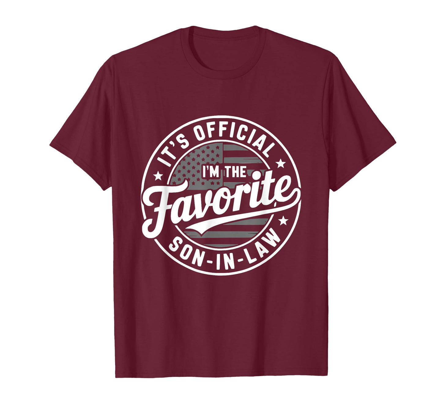 It's Official I'm The Favorite Son in Law Mens Fathers Day T-Shirt