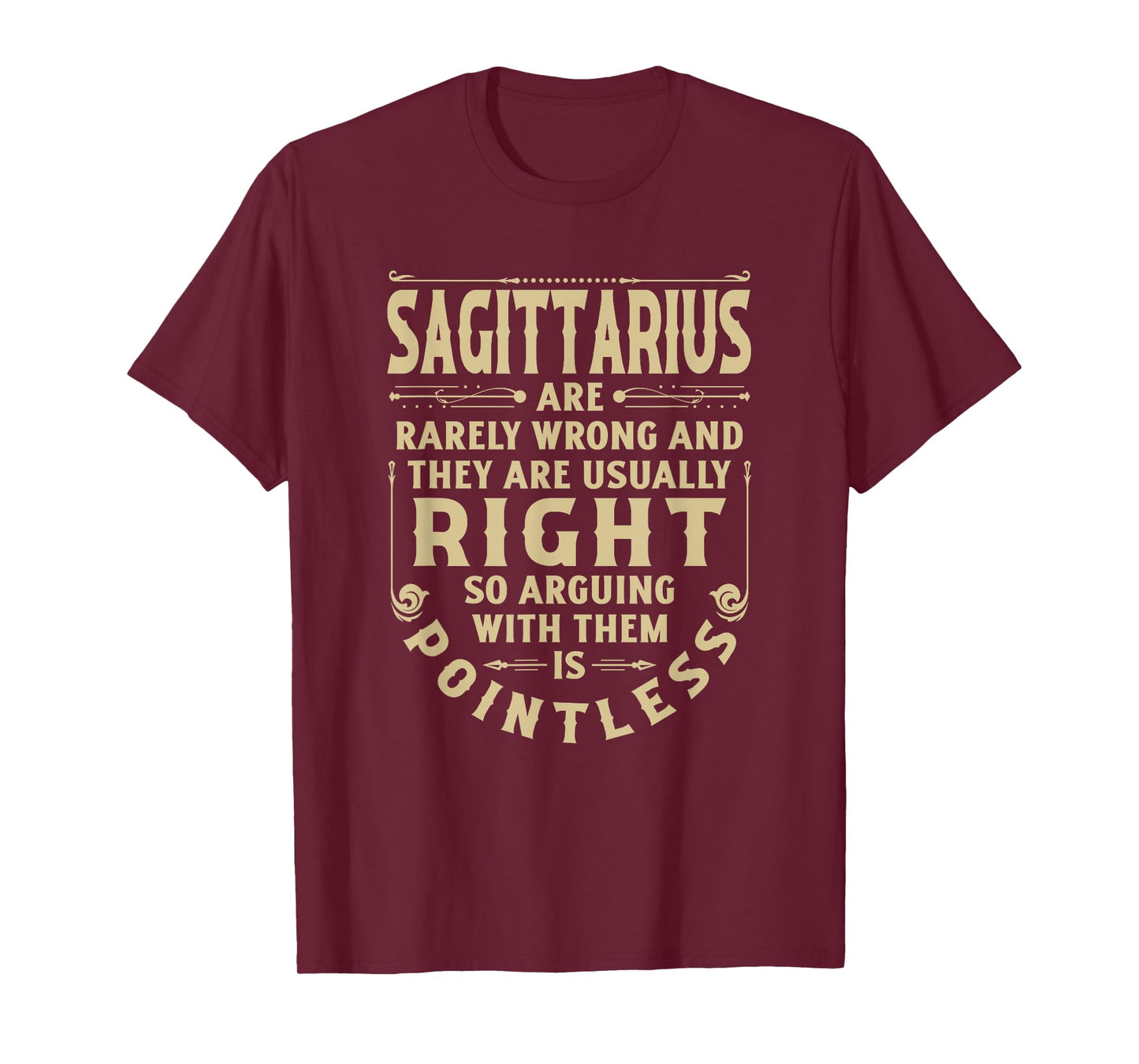 Horoscope Symbols Astrology Traits Sagittarius Zodiac Sign T-Shirt