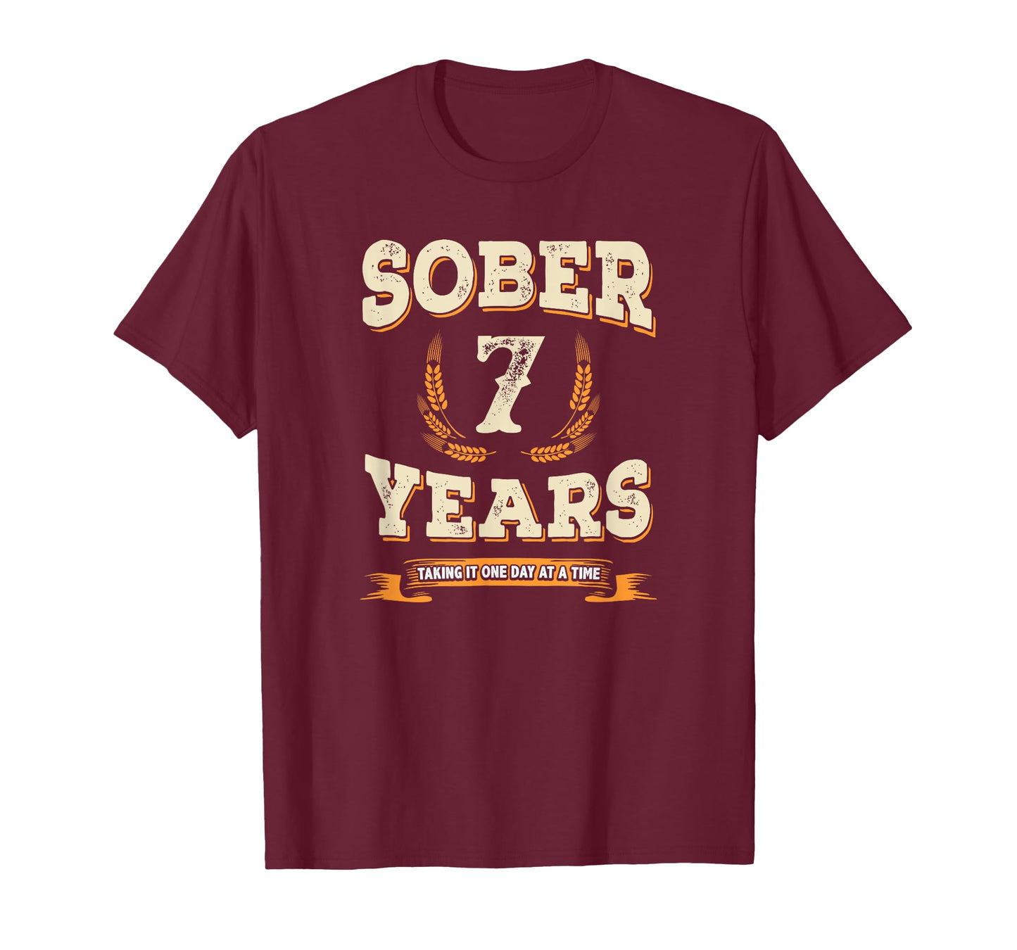 Clean and Sober Anniversary Gifts 7 Years Sobriety Shirt