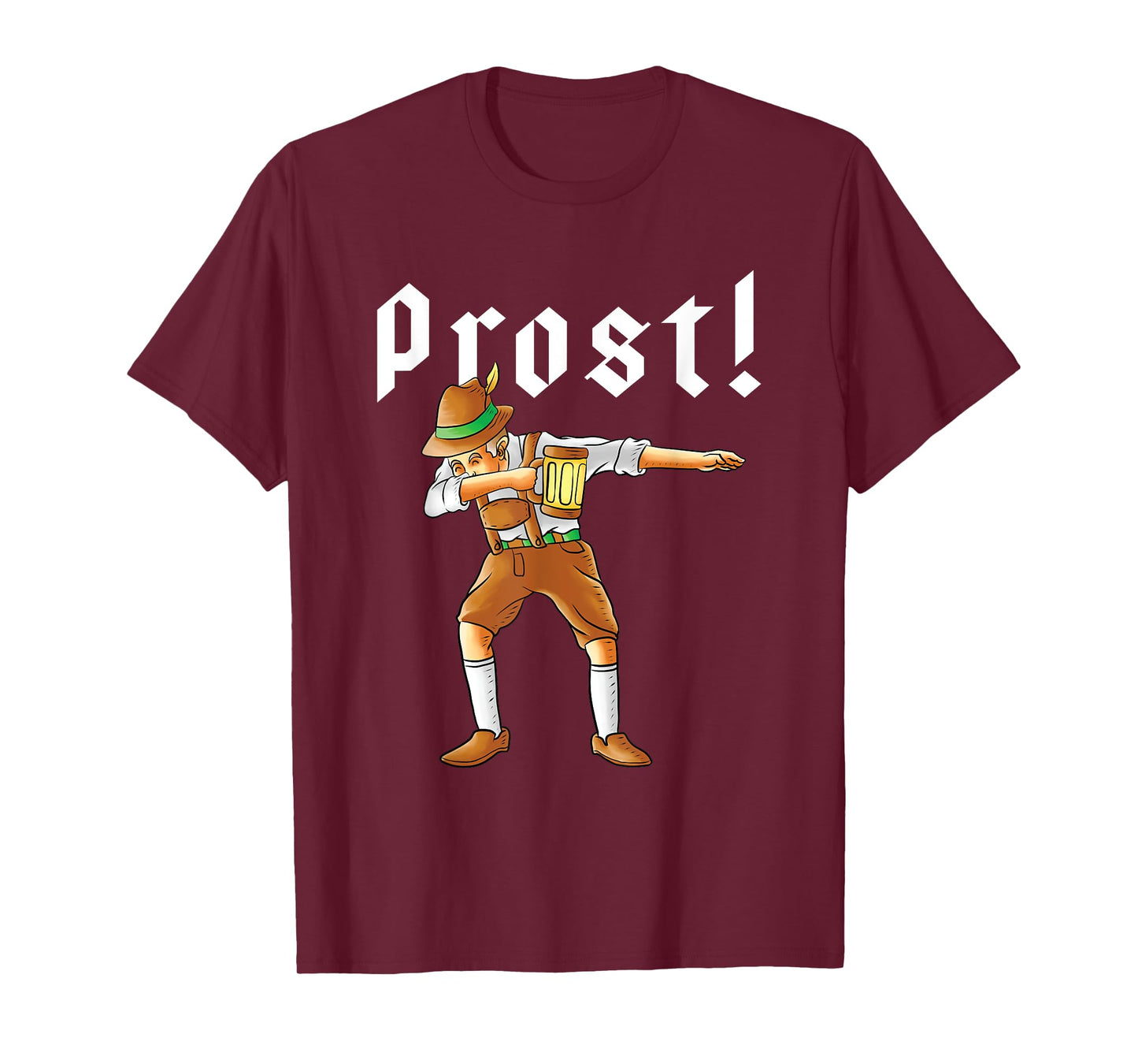 Dabbing German With Beer & Lederhosen Dab Dance Oktoberfest T-Shirt
