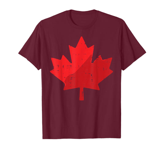 Canada Red Maple Leaf Vintage Canadian Patriot Women Men Kid T-Shirt