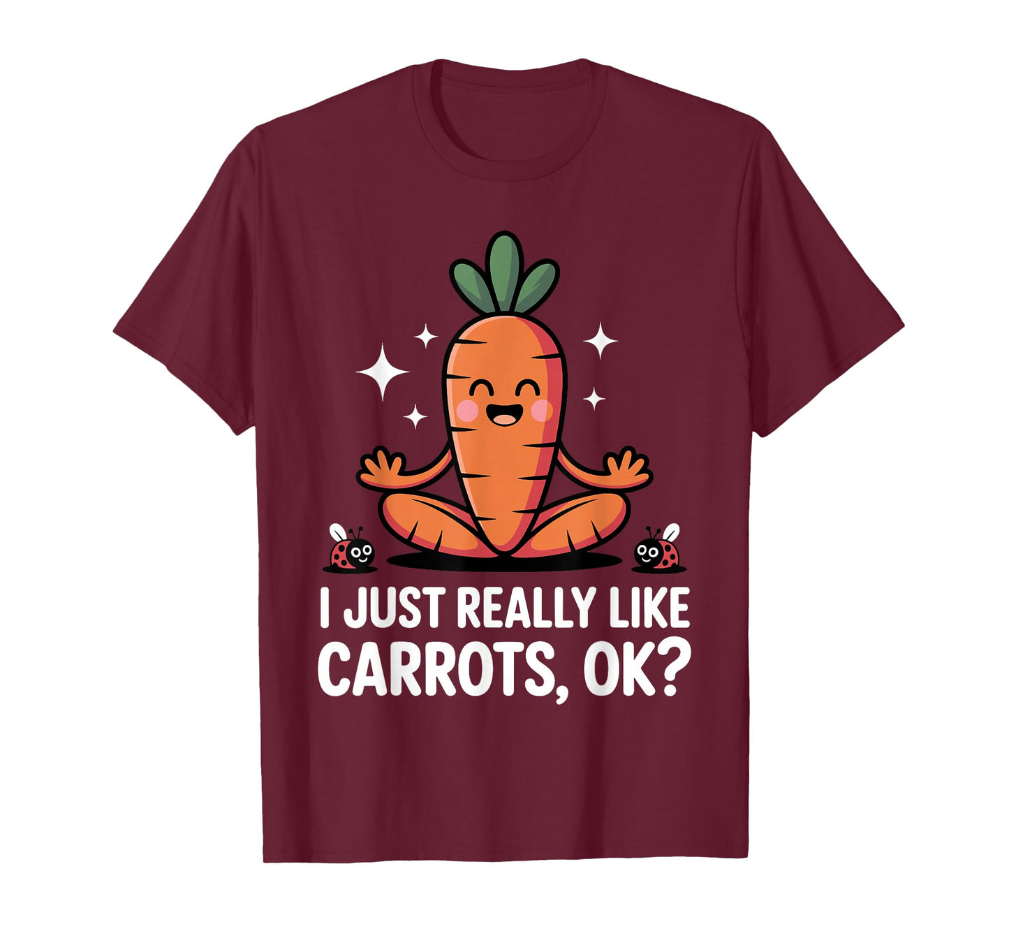 Cute Carrot Art for Men Women Kids Vegetarian Carrot Lover T-Shirt
