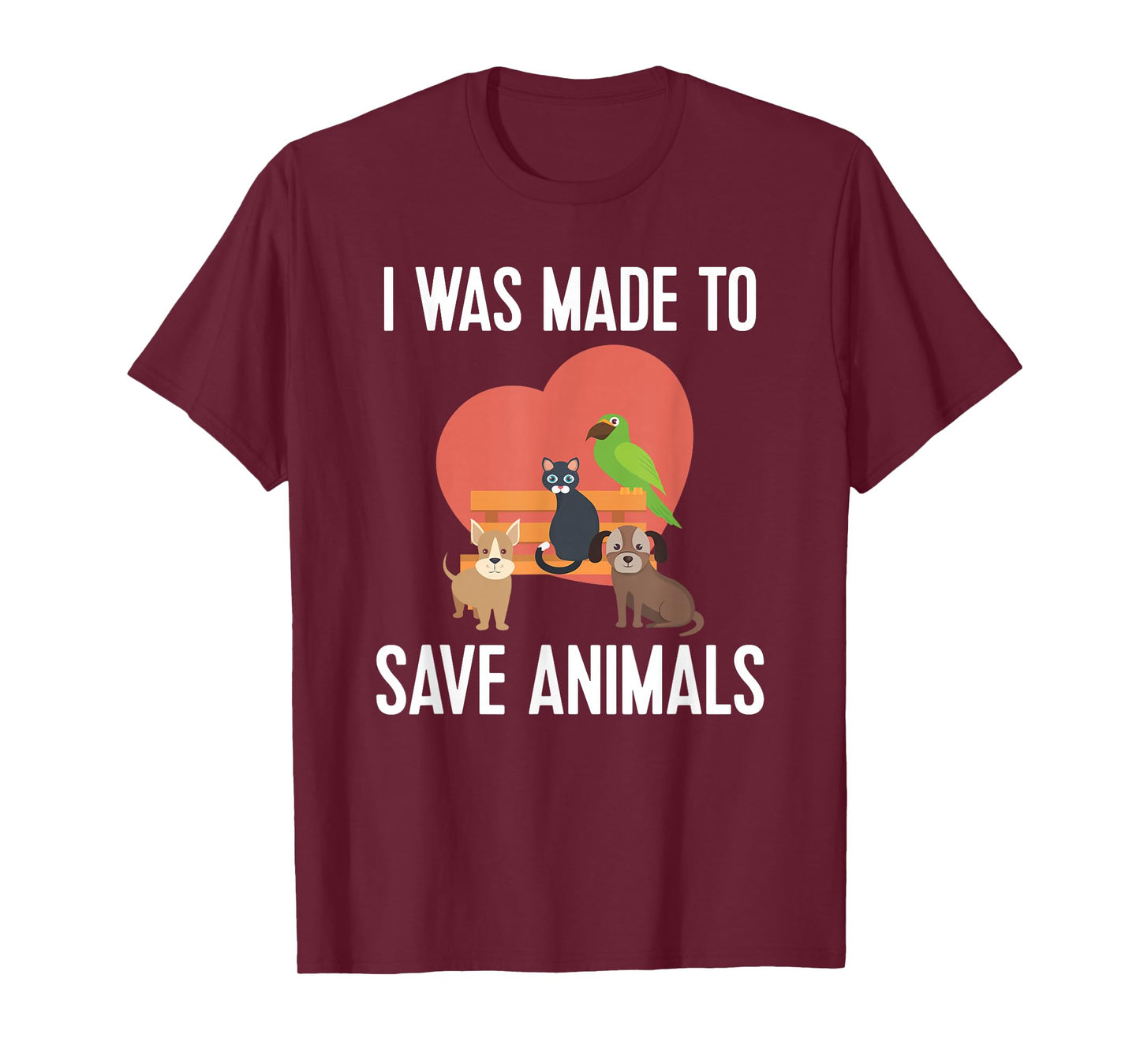 Made To Save Animals Rescuer Vets Veterinarian Gift T-Shirt