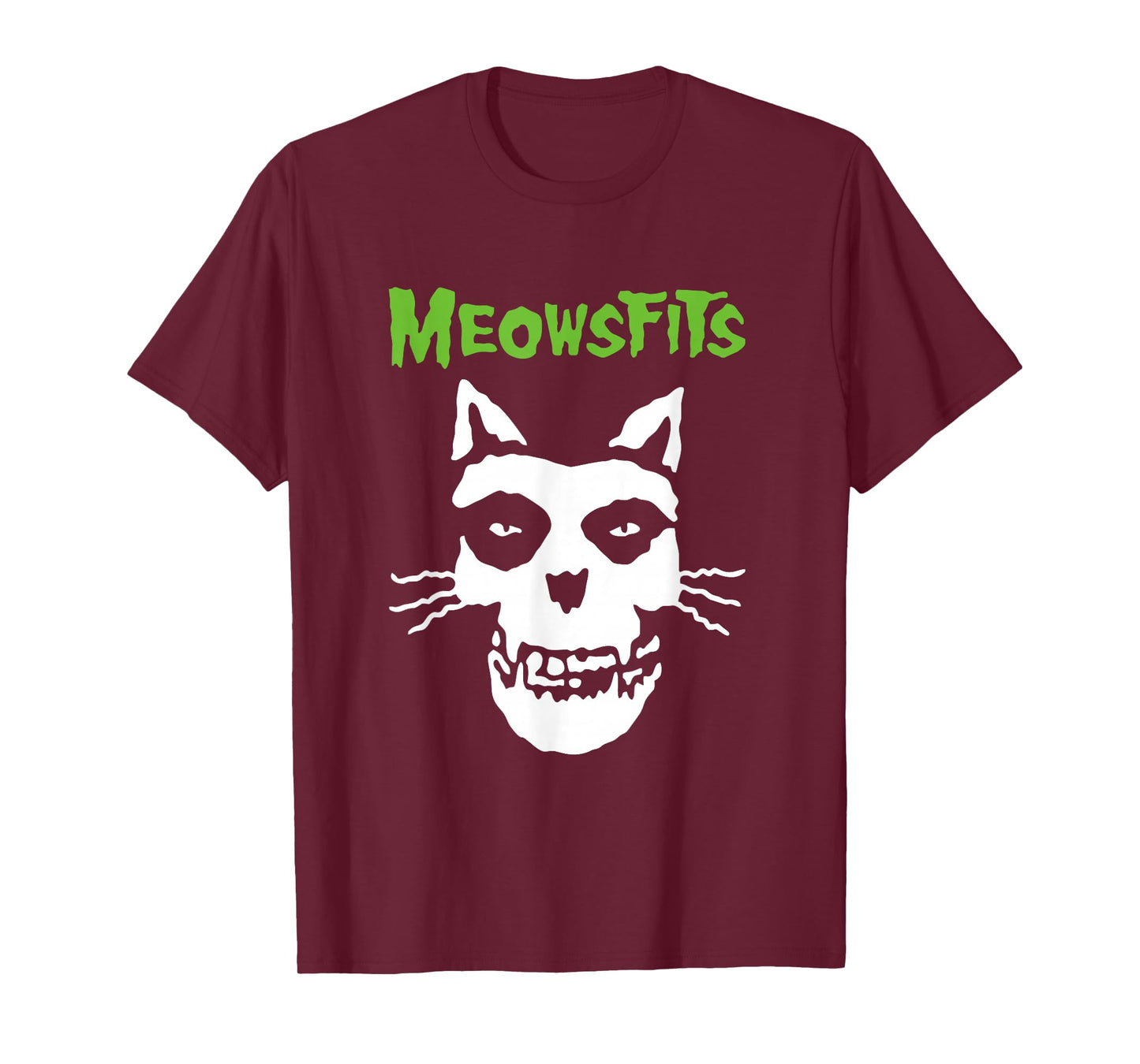 Meowsfits Cats Kittens Meow Funny Parody Band for Cat Lover T-Shirt