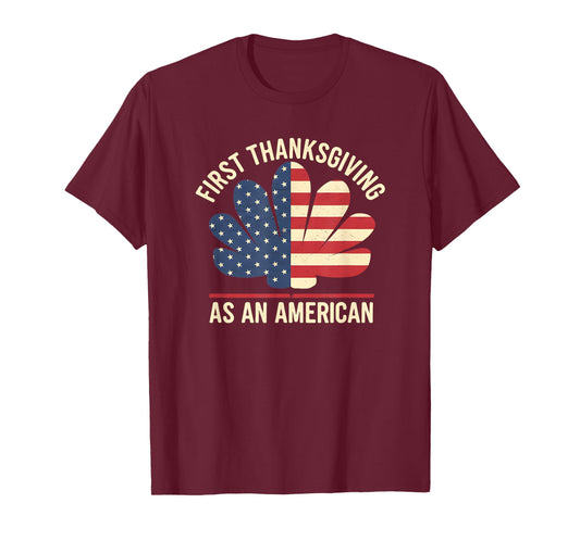 First Thanksgiving As An American T-Shirt