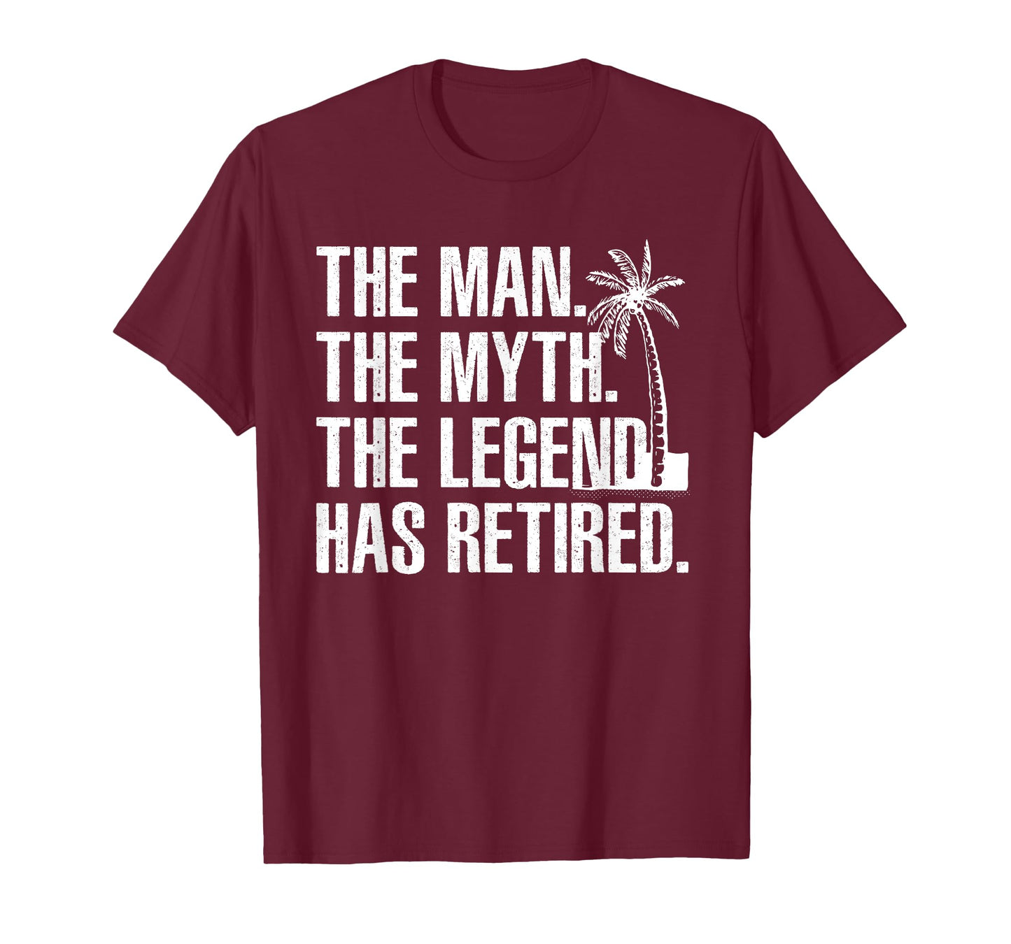 Cool Retirement For Men Grandpa Dad Retired Man Myth Legend T-Shirt