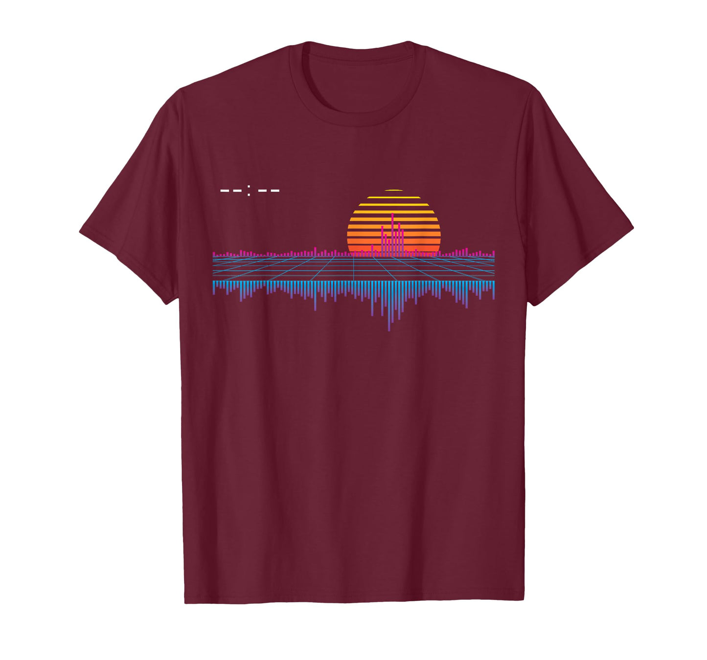 Retrowave Synthwave Vaporwave Sunset Aesthetic T-Shirt