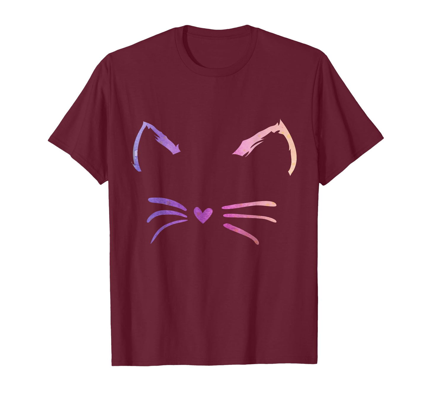 Cat Ears Decorations Feline Whiskers Cute Cat Toy T-Shirt for Men Women Girls Kids