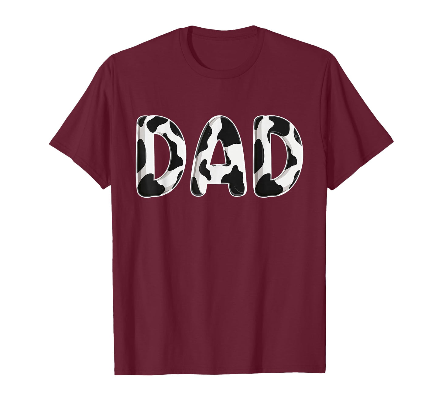 Cow Dad Birthday Family Matching Fathers Day Boy Girl Farm T-Shirt