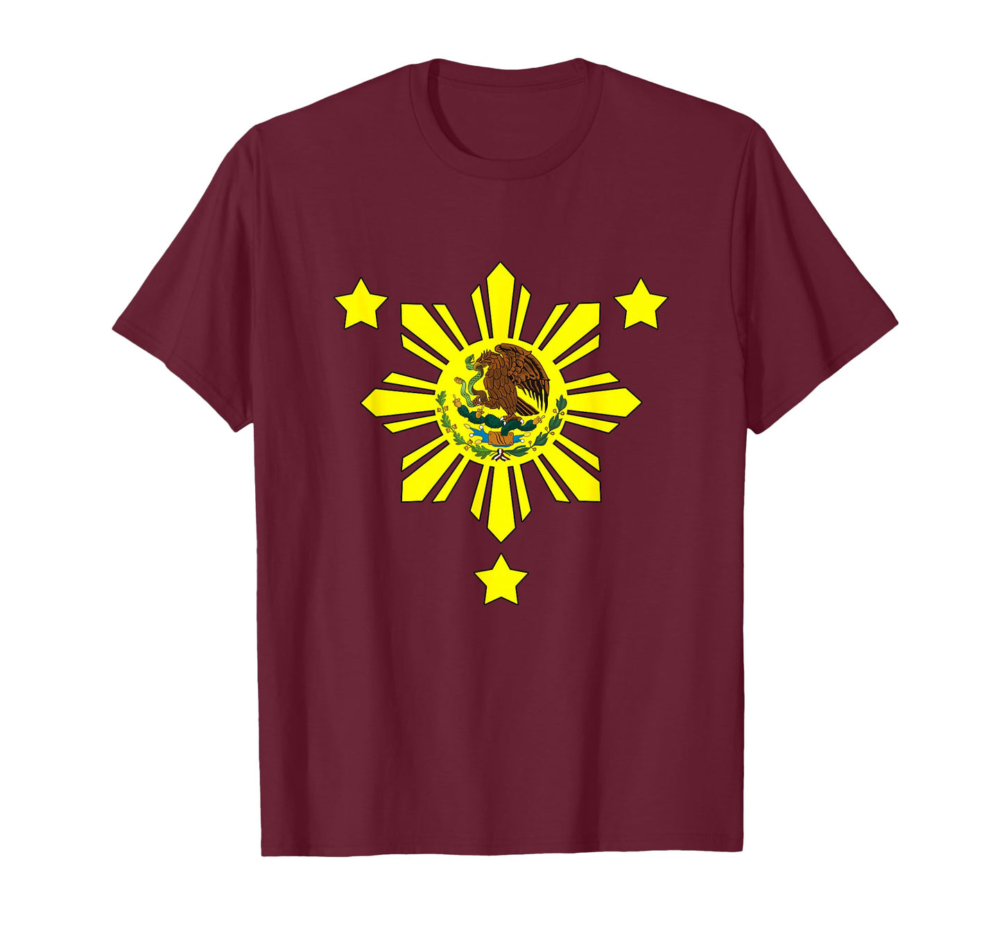 Philippines Mexico Filipino Mexipino Mexican Mixed Flag Day T-Shirt