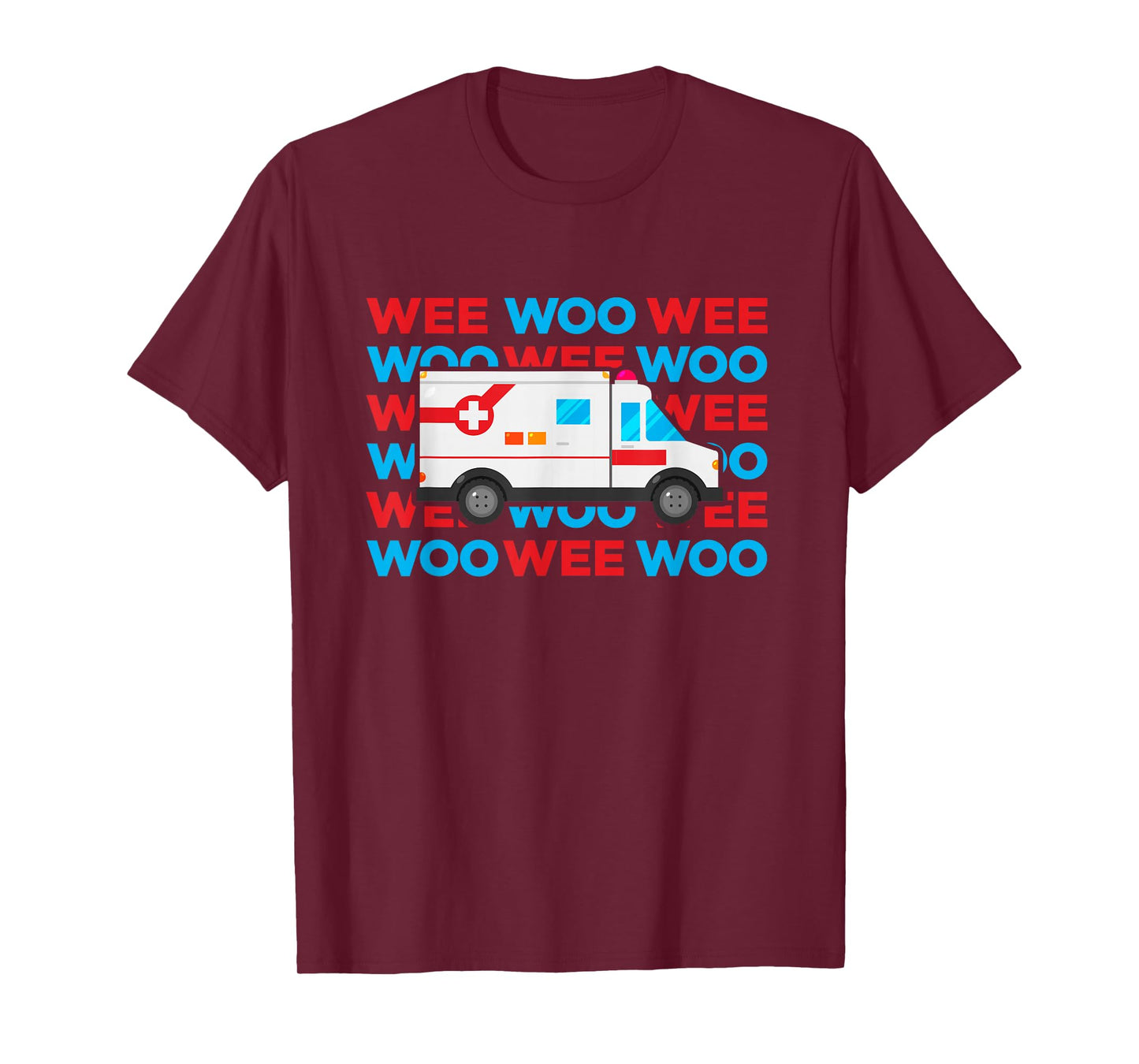 Ambulance EMT Paramedic for Kids Wee Woo Emergency T-Shirt
