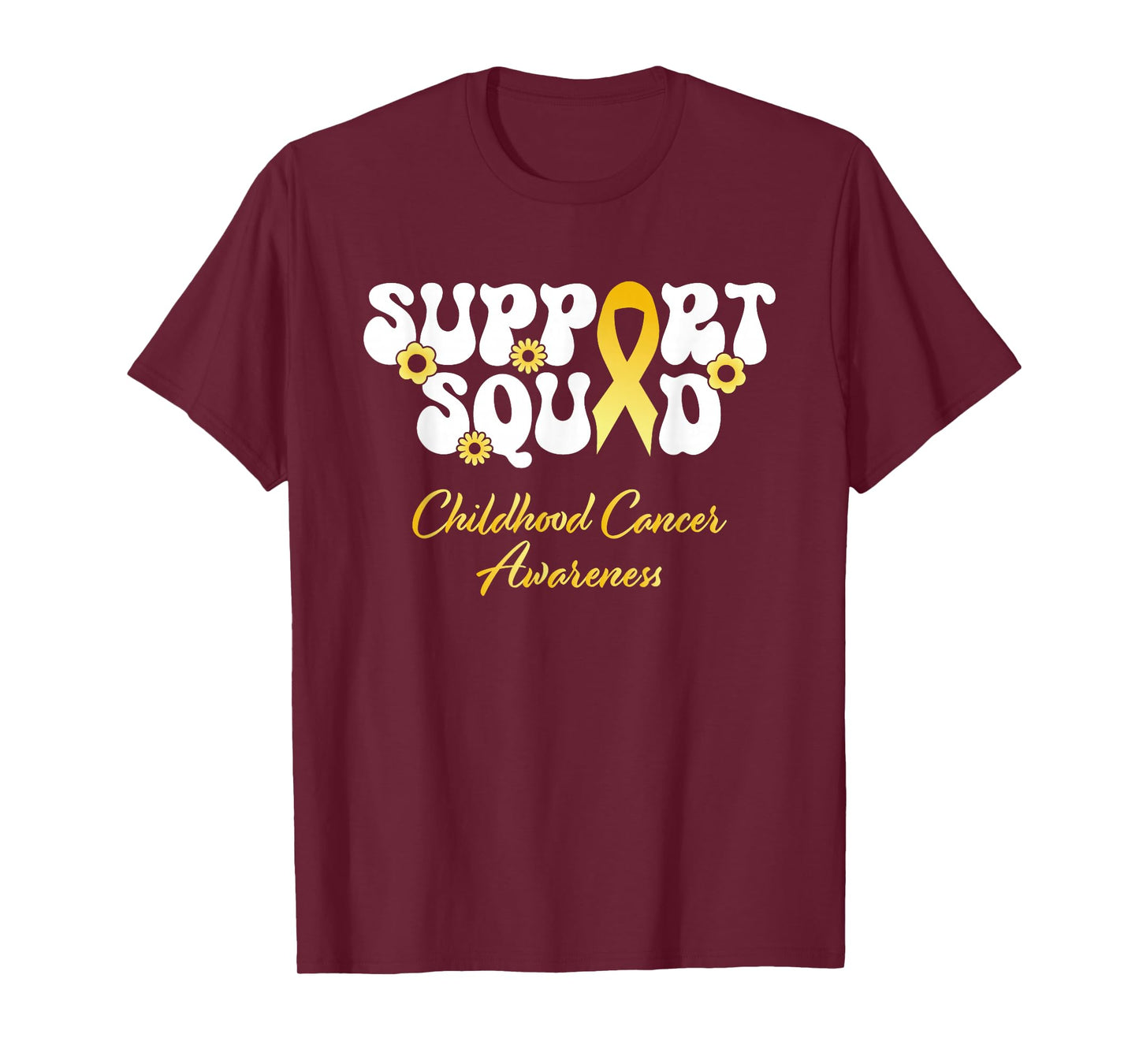 Childhood Cancer Support Squad Childhood Cancer Awareness T-Shirt