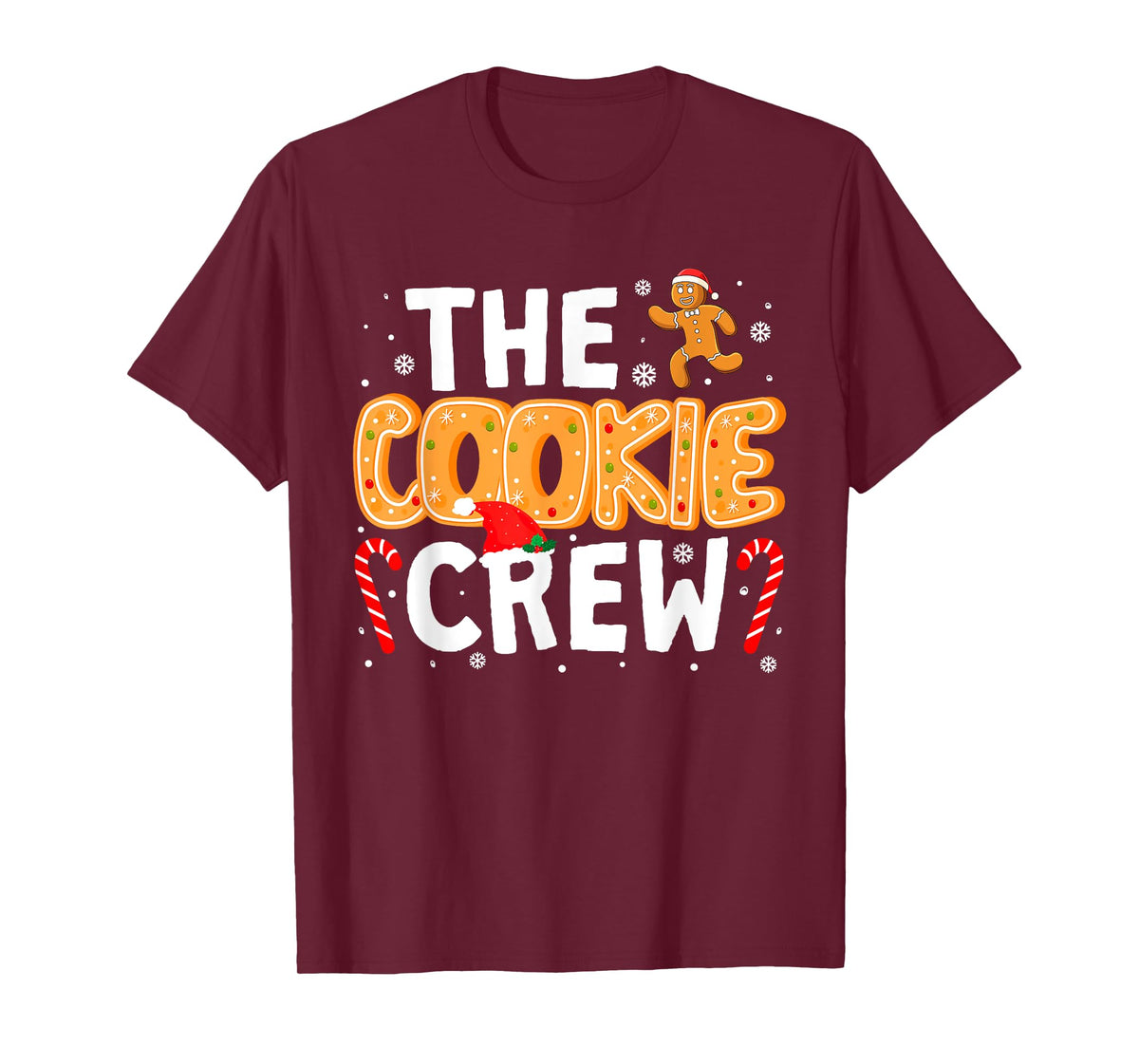 The Cookie Crew Christmas Baking Cookie Lover Kids Women T-Shirt