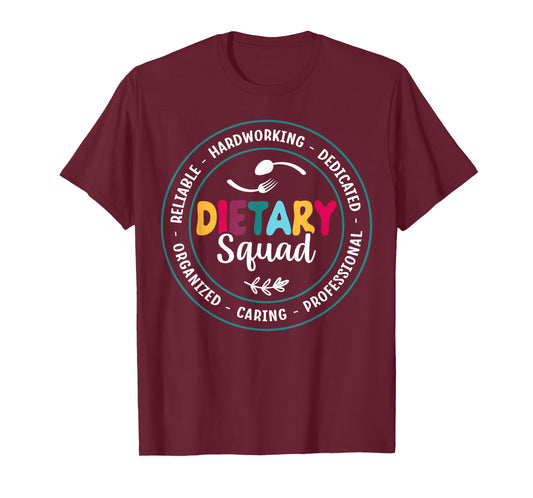 Cute Dietary Squad Appreciation Dietary Worker T-Shirt