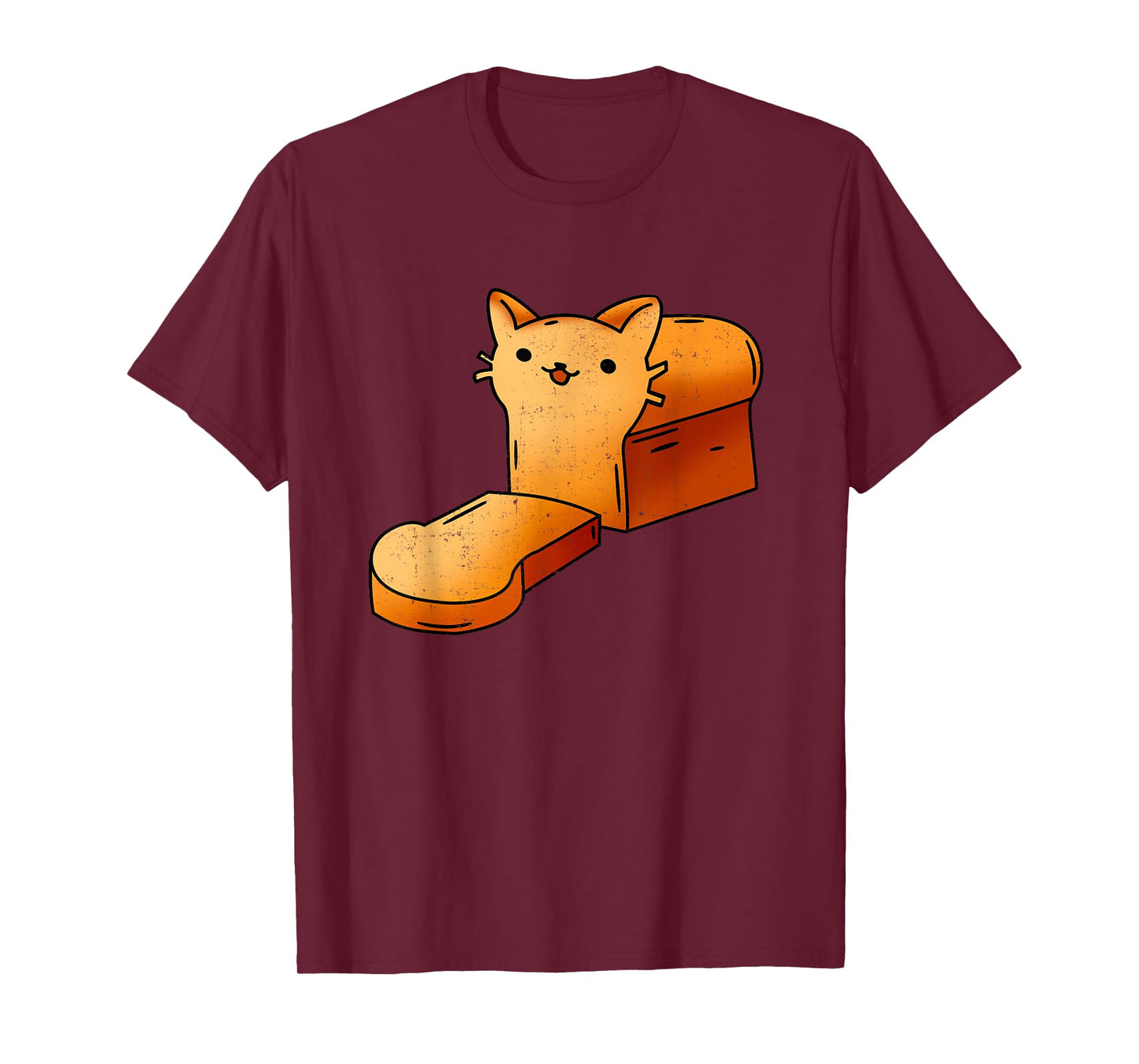 Halloween Costume Cat Loaf Lazy Funny Bread Kitten Kitty T-Shirt for Men Women Kids