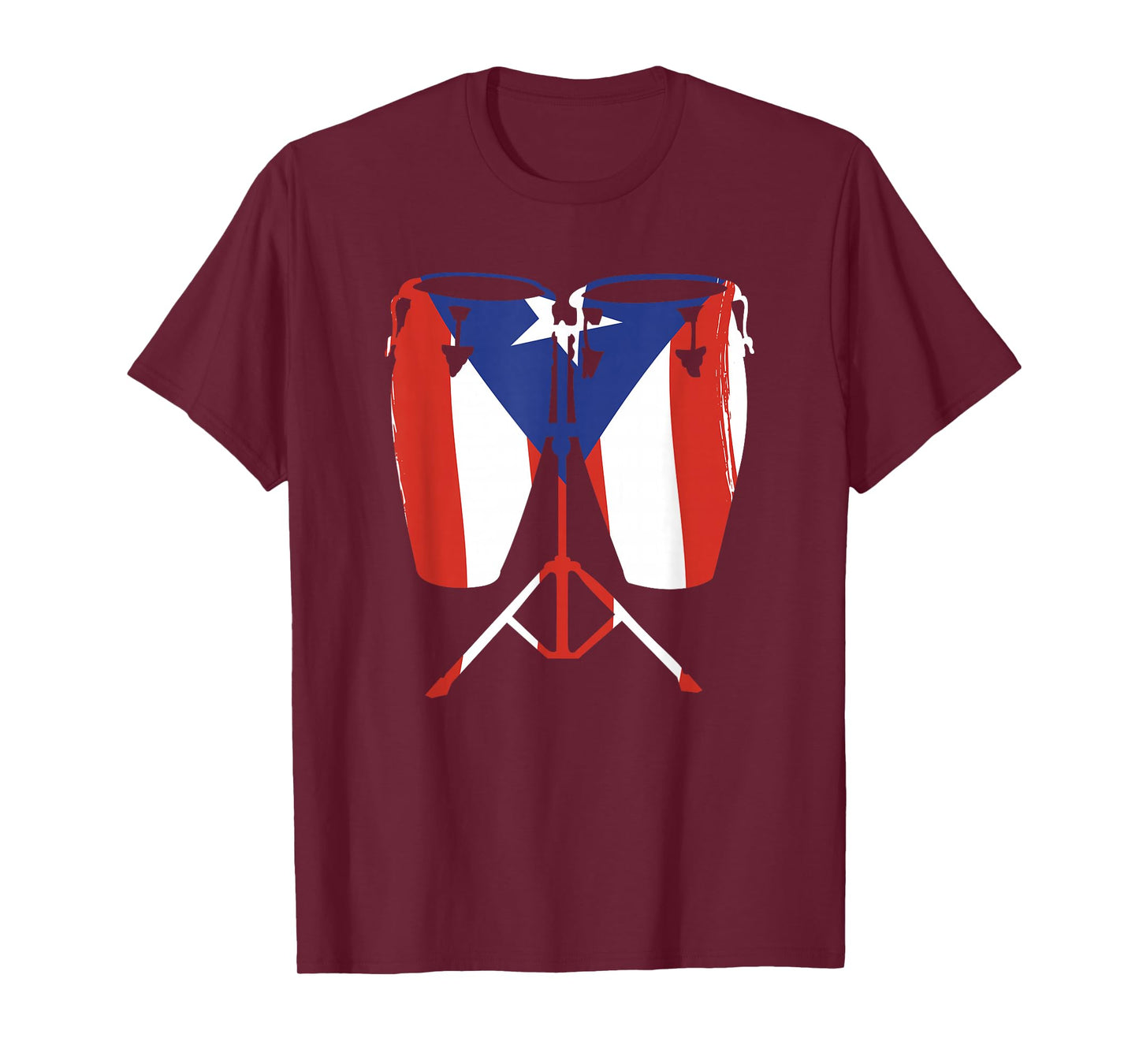 Conga Puerto Rican Flag For Conga Player T-Shirt