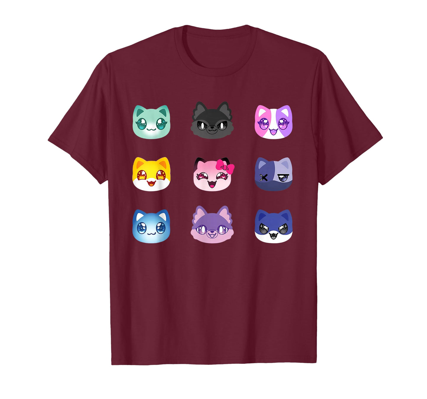 Meemeow Cats Plush Squishy Birthday Decorations T-Shirt