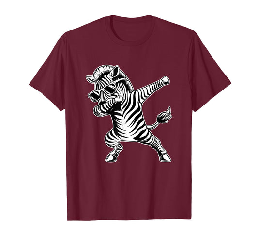 Dabbing Zebra - Safari Zebra Lover Zookeeper T-Shirt