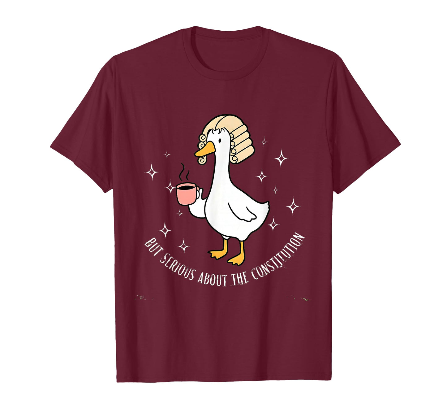 Duck Constitution Funny History Teacher T Government Civics T-Shirt
