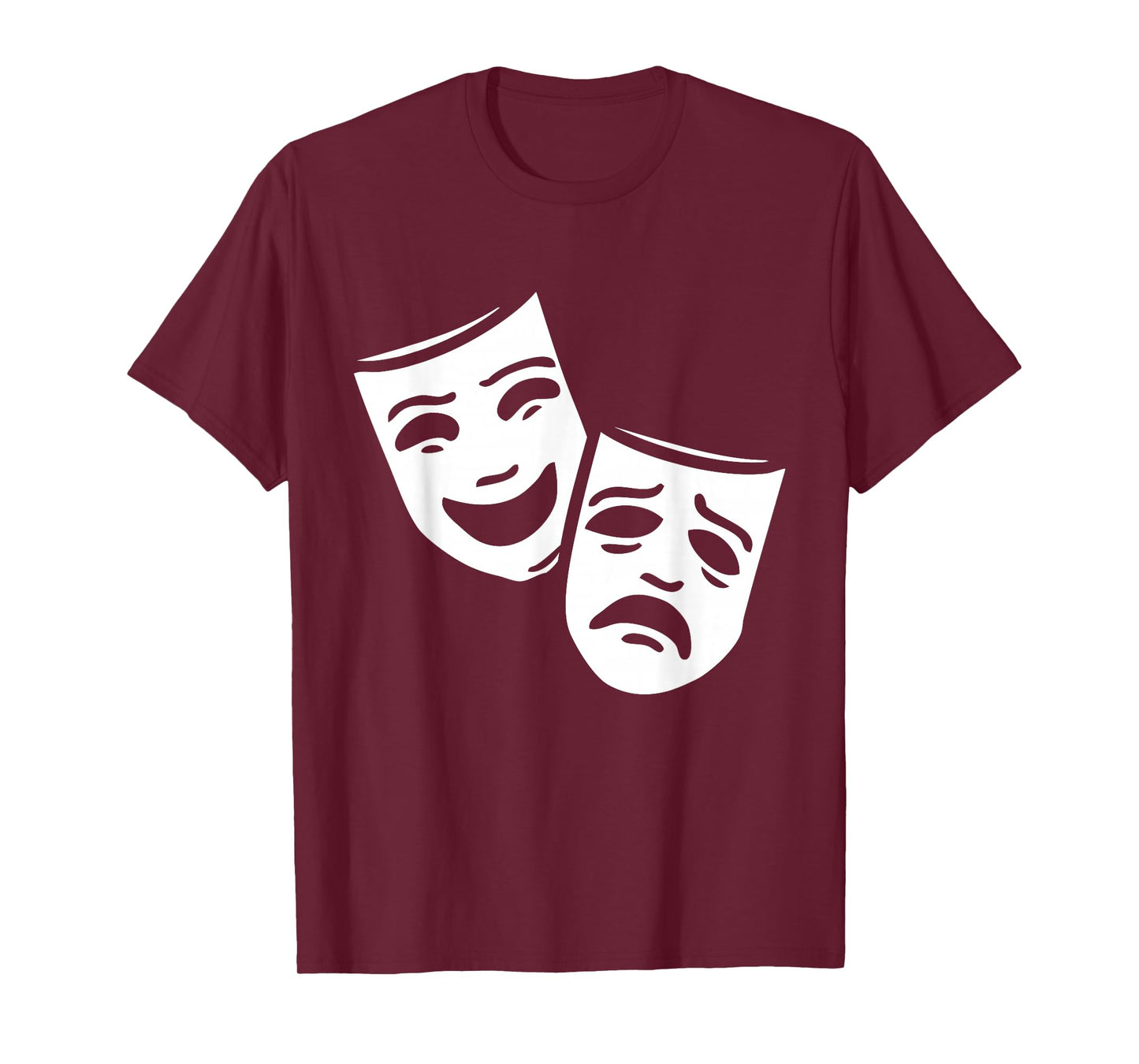 Comedy And Tragedy Greek Theater Masks T-Shirt