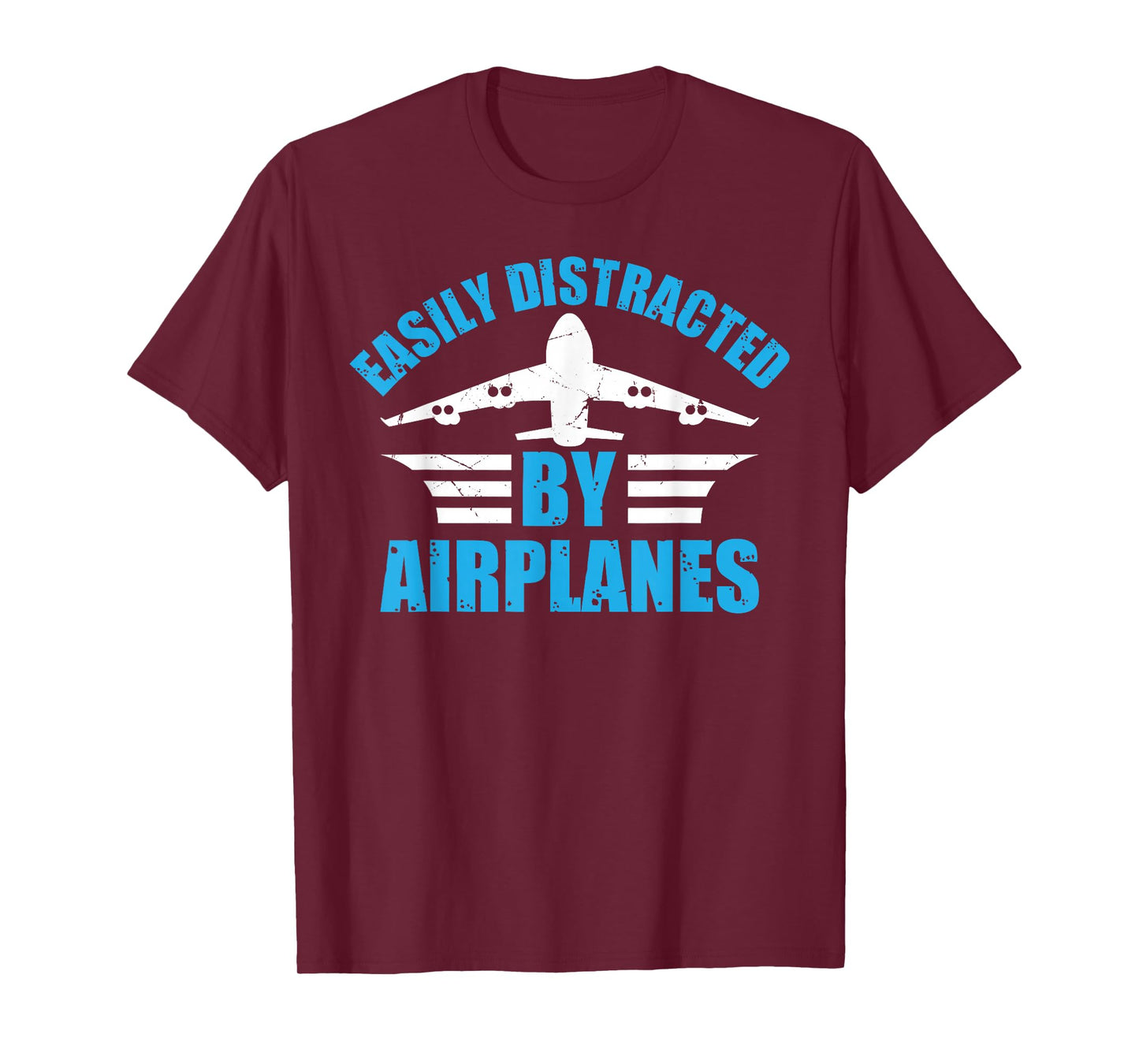 Aircraft Pilot Plane Lover - Easily Distracted by Airplanes T-Shirt