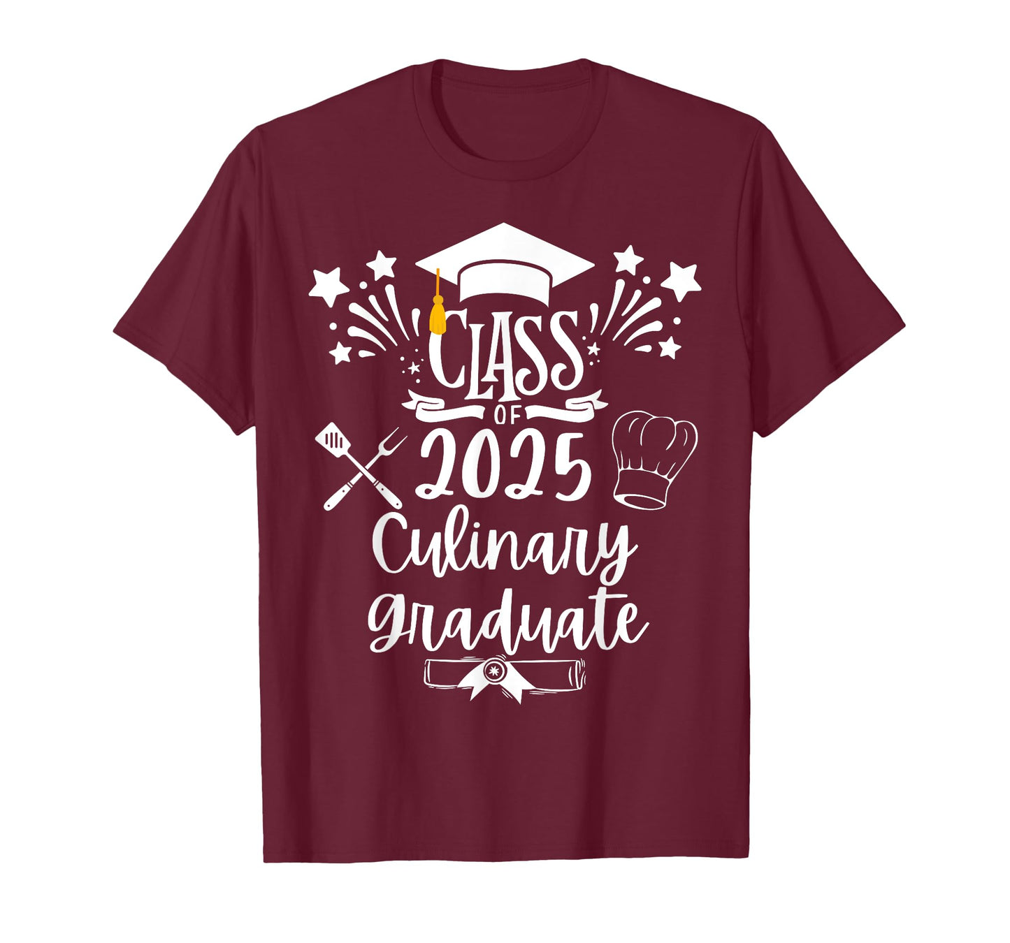 Class of 2025 Culinary Graduate Culinary Chef Graduation T-Shirt