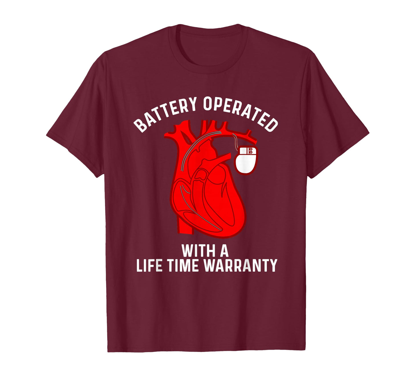 Cool Pacemaker Art For Men Women Artificial Heart Pacemaker T-Shirt