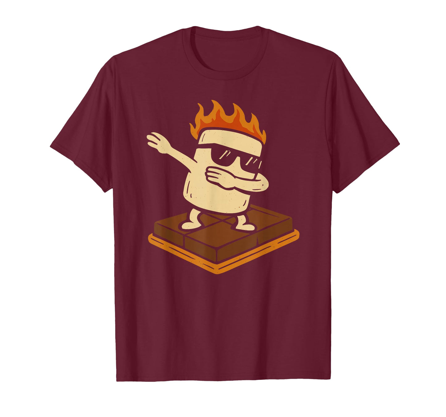 Dabbing Smore Marshmallow Dab Dance S'more Camping T-Shirt