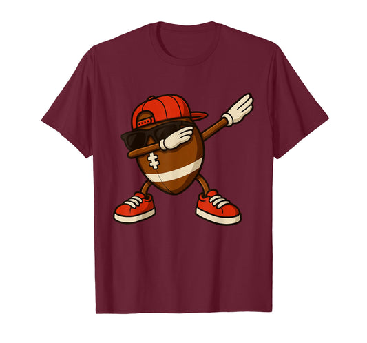 Funny Dabbing Football for Boys Dab with Cap T-Shirt