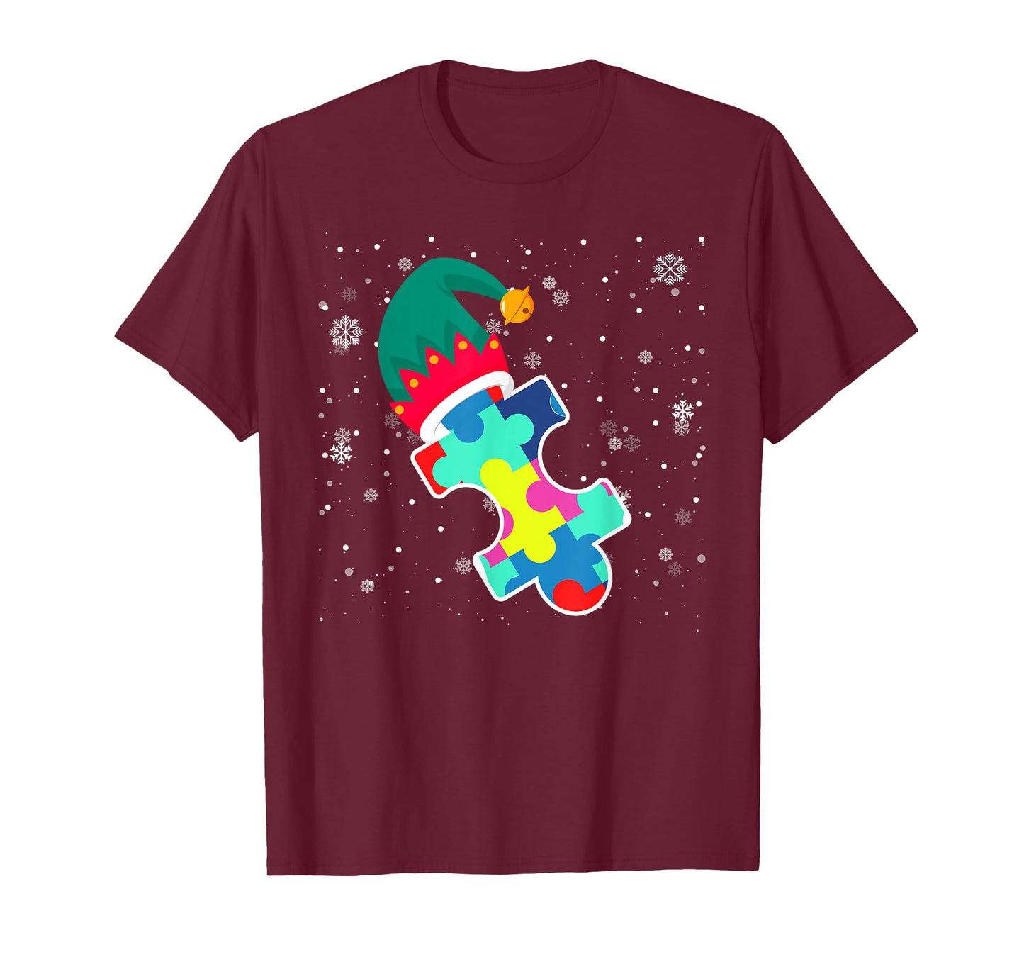 Autism Awareness Month Autism Christmas Season Xmas Day T-Shirt