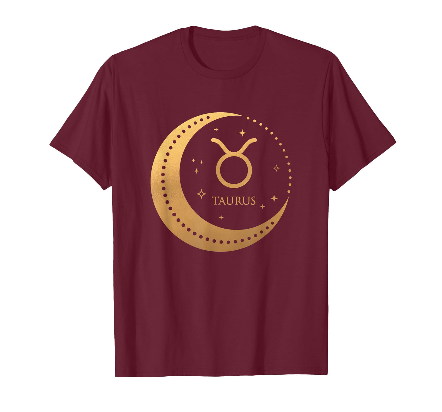 Zodiac sign Taurus in the crescent moon trendy T-Shirt