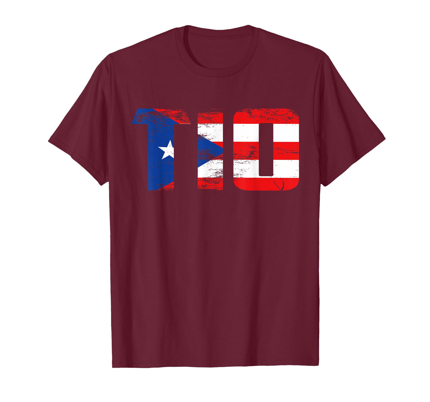 TIO Puerto Rico Flag Pride Fathers Day Puerto Rican Men T-Shirt