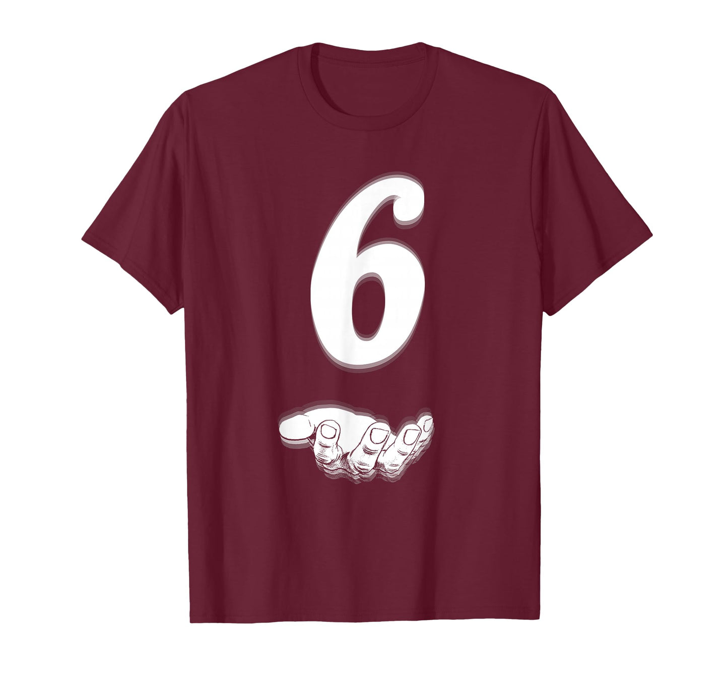 Funny Six Seven Meme 6 7 Halloween Costume Matching 6 T-Shirt