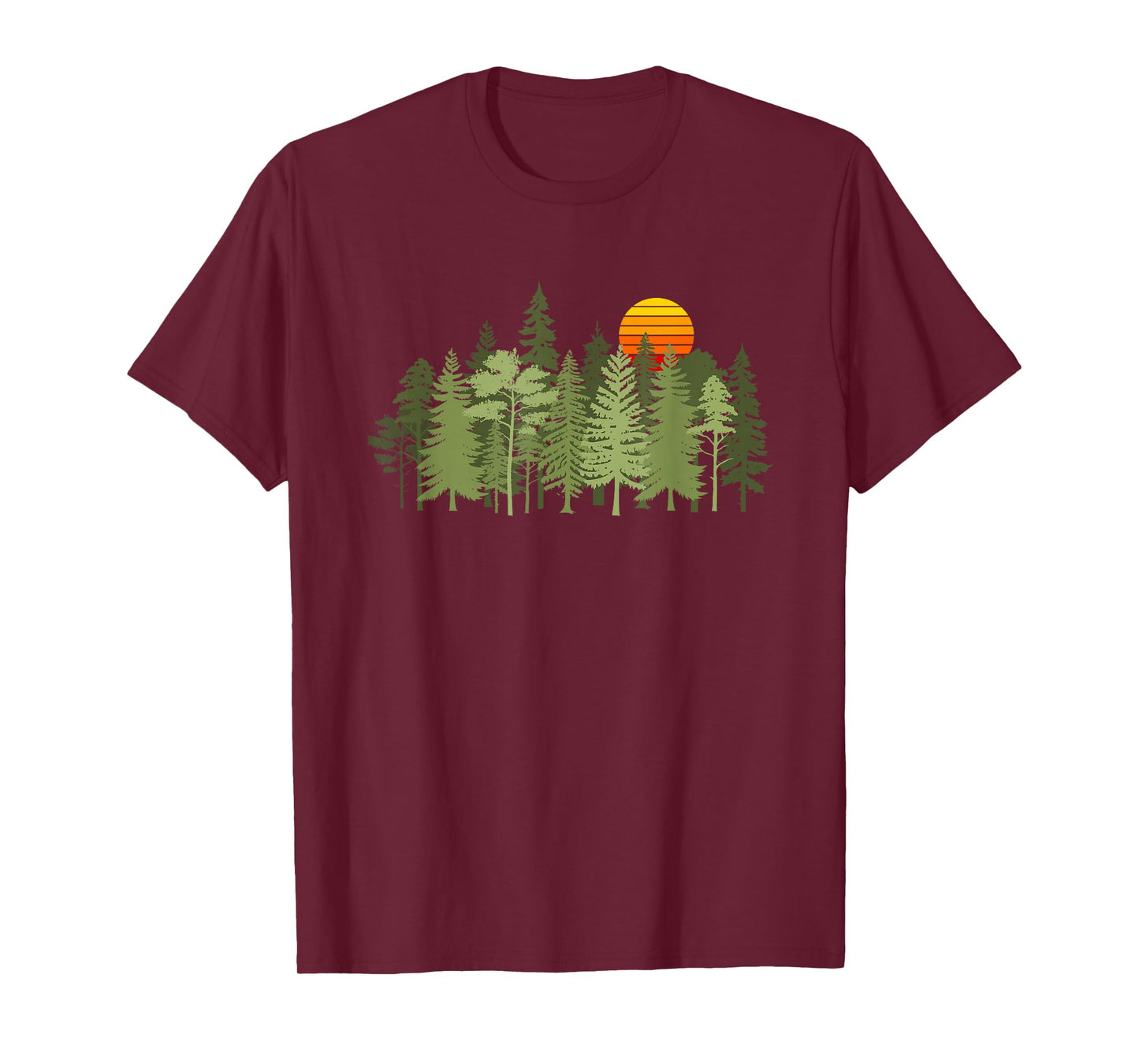 Trees Wildlife Nature Vintage Forest T-Shirt