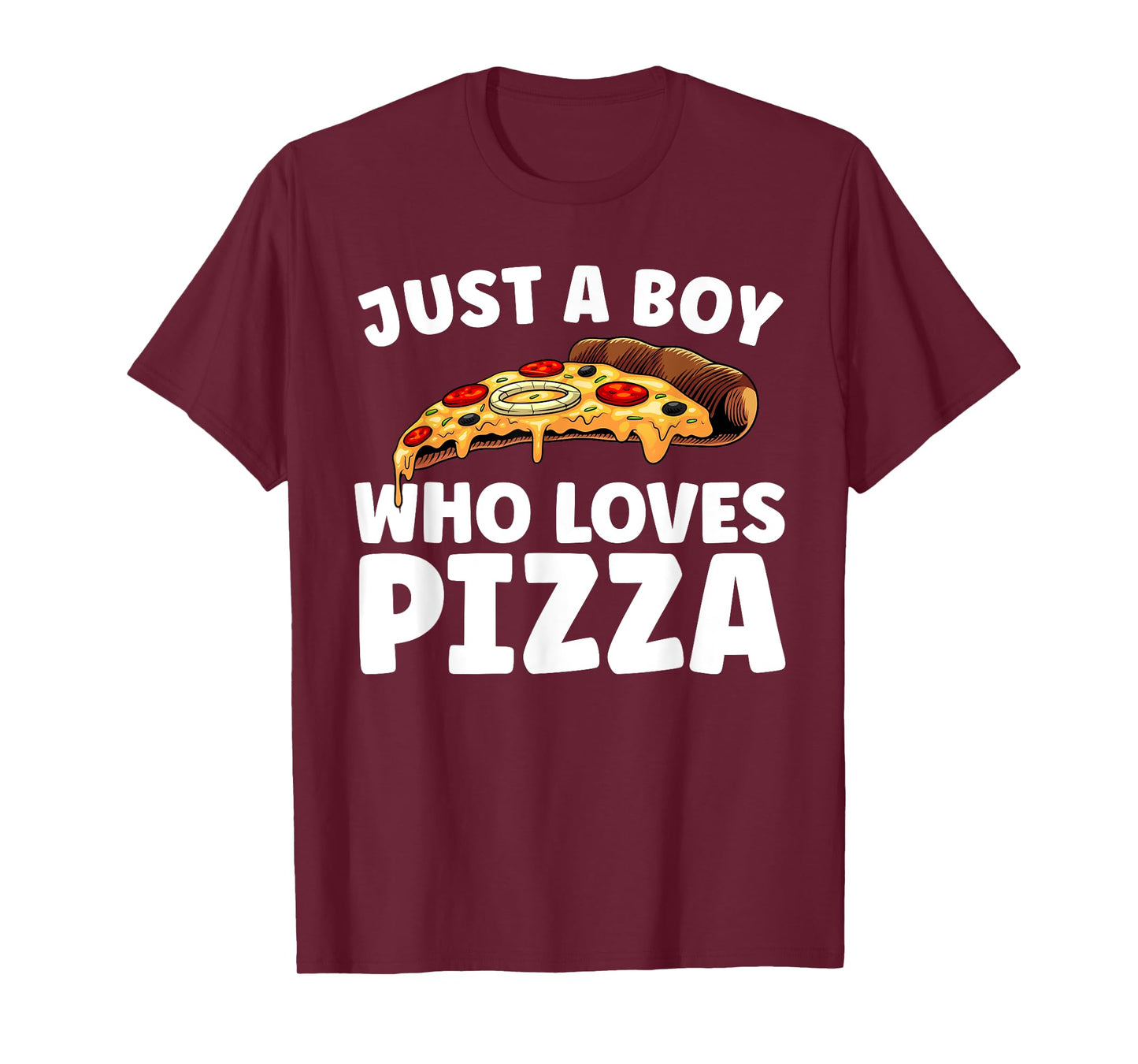 Cool Pizza Art For Men Boys Italian Pizza Lover Novelty T-Shirt