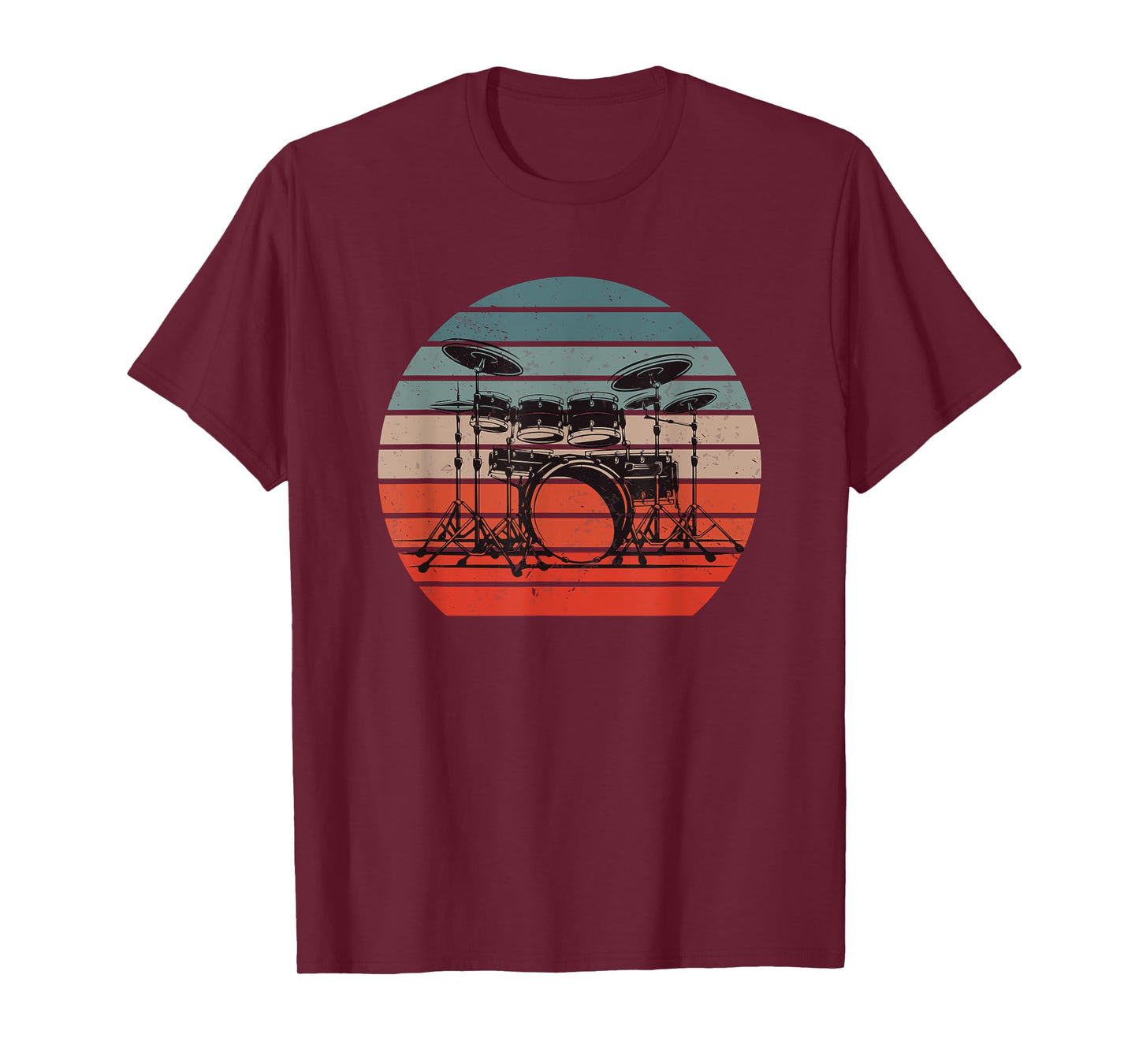 Vintage Drummer Logo Drummer Percussionist T-Shirt