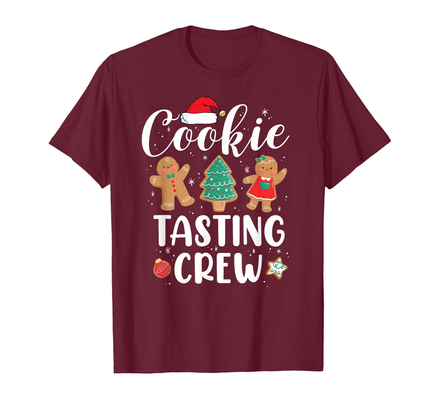 Cookie Tasting Crew Funny Pajamas Family Xmas Christmas T-Shirt