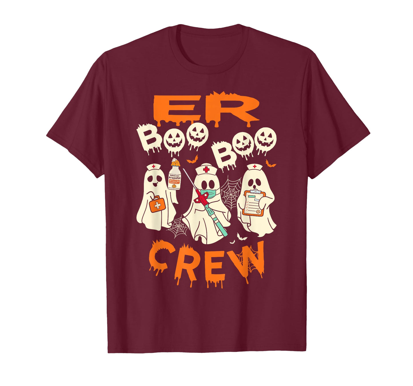 Cute Emergency Department Funny ER Nurse Halloween T-Shirt