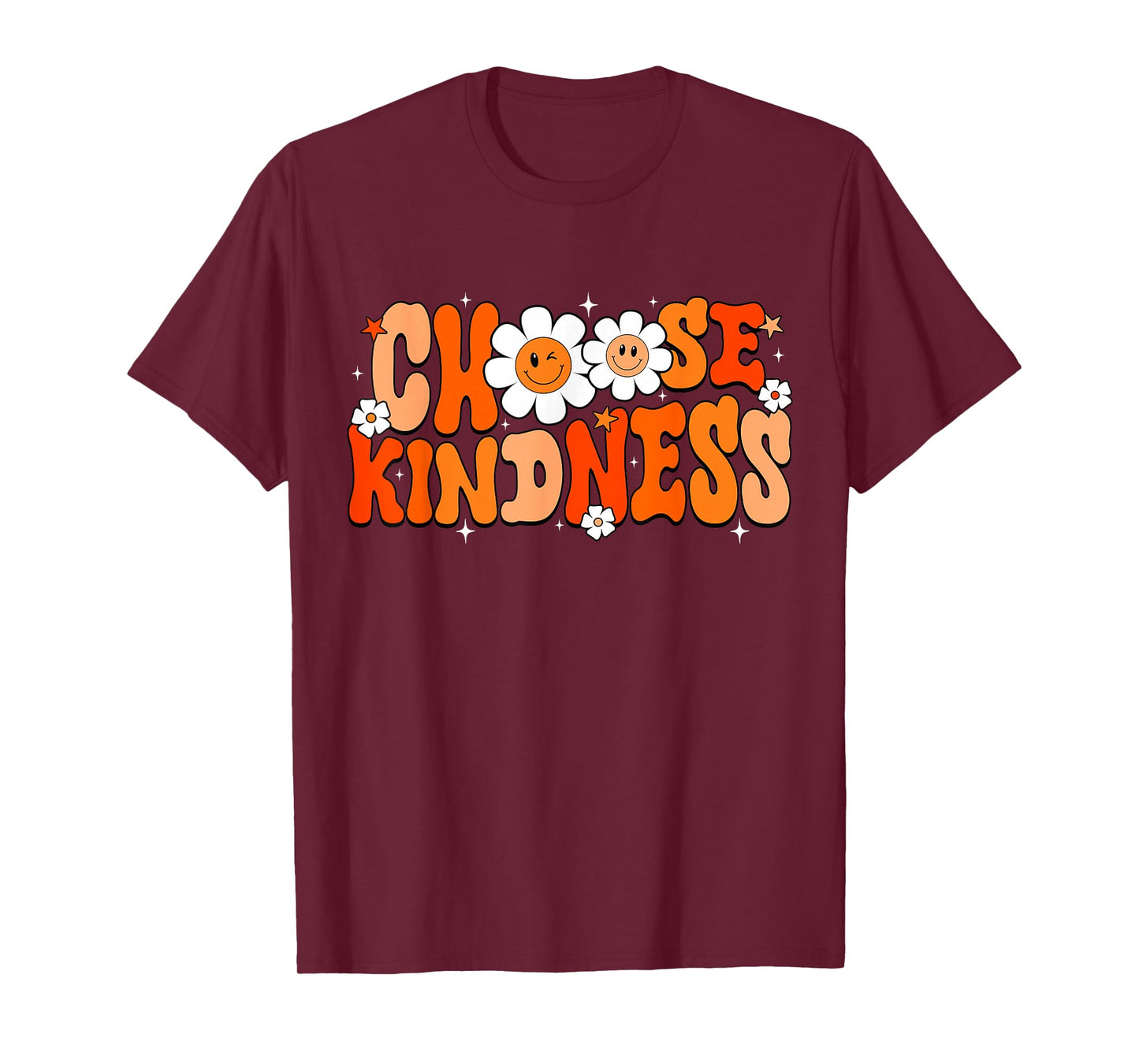 Choose Kindness Shirt Retro Be Kind Inspirational Unity Day T-Shirt