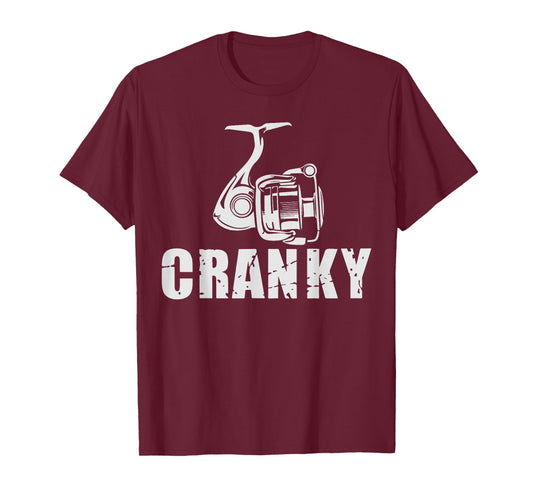 Fishing Cranky Funny Fish Bass Lover Fisherman T-Shirt