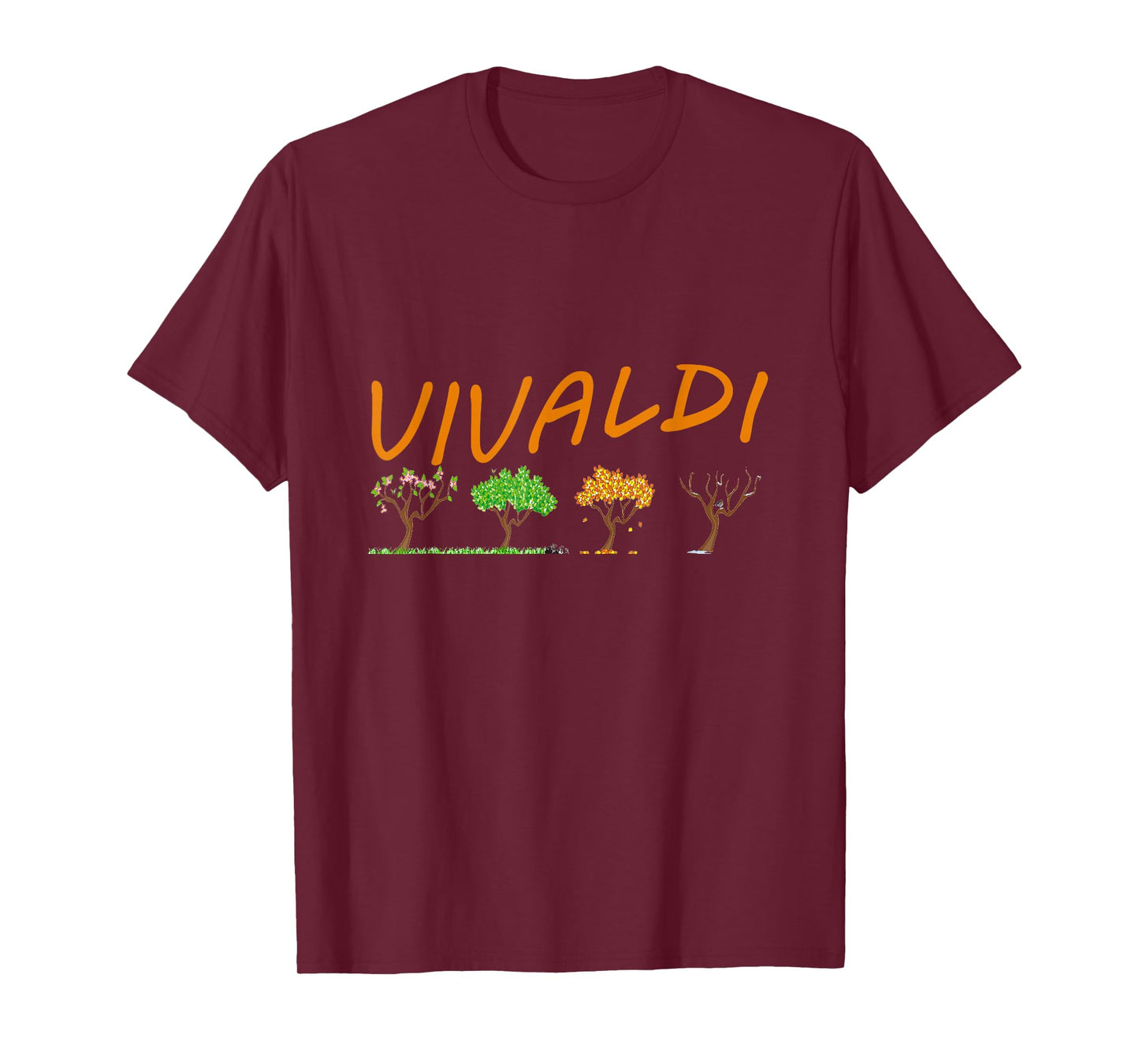 Vivaldi Four Seasons Classic Musical Gift T-Shirt