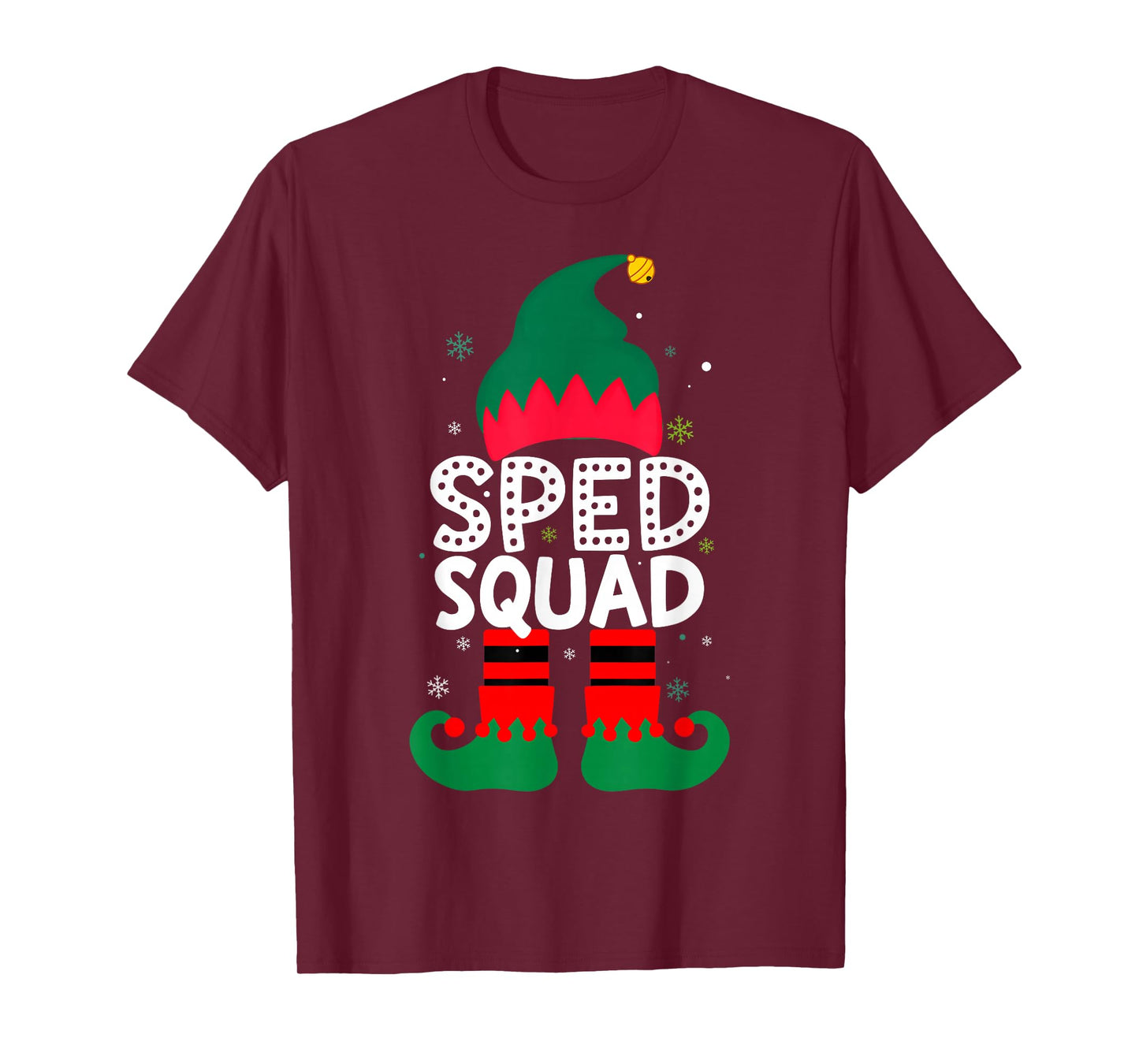Sped Squad Special Education for Santa Family Christmas elf T-Shirt