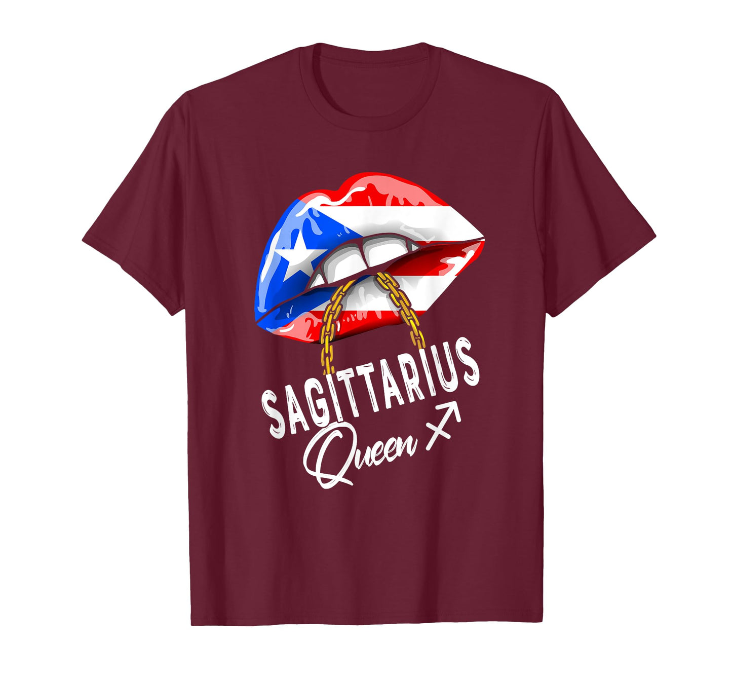 Puerto Rico Sagittarius Queen November December Birthday T-Shirt