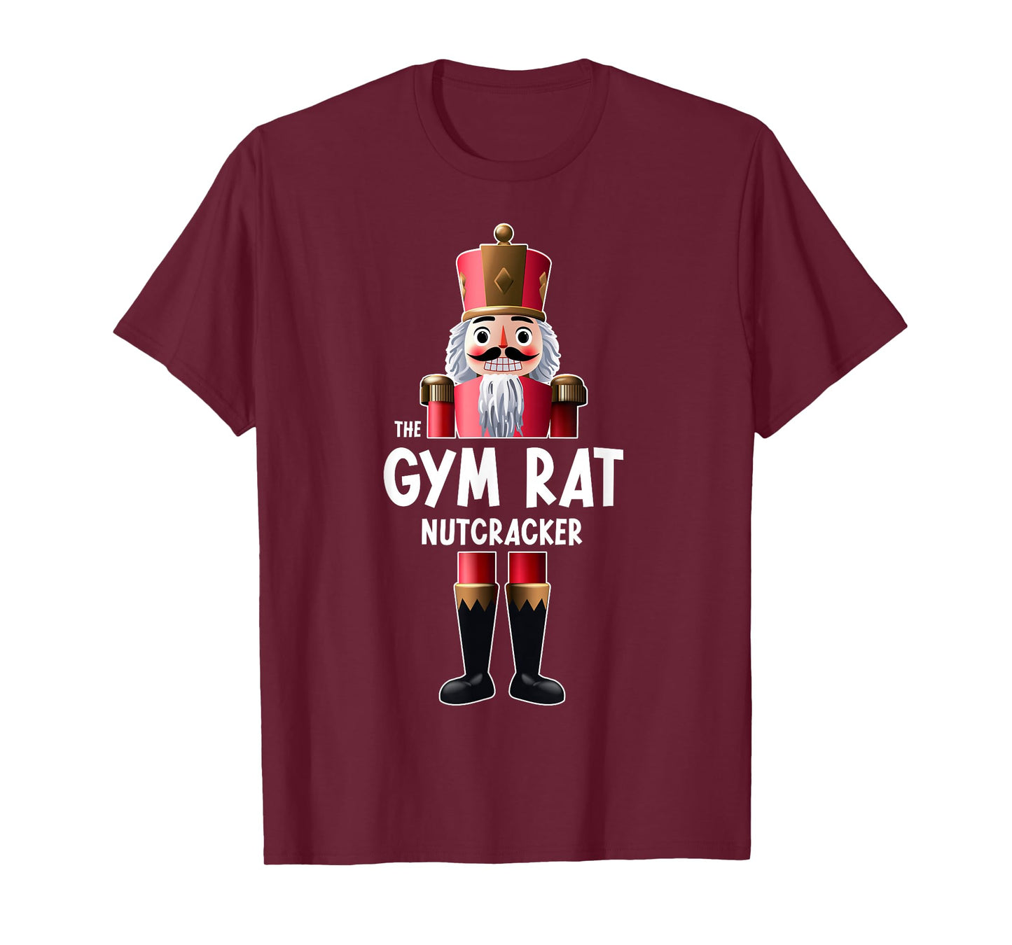 Christmas Party Family Matching Tee New Year Xmas Gym Rat Nutcracker Christmas Workout Gym Humor T-Shirt