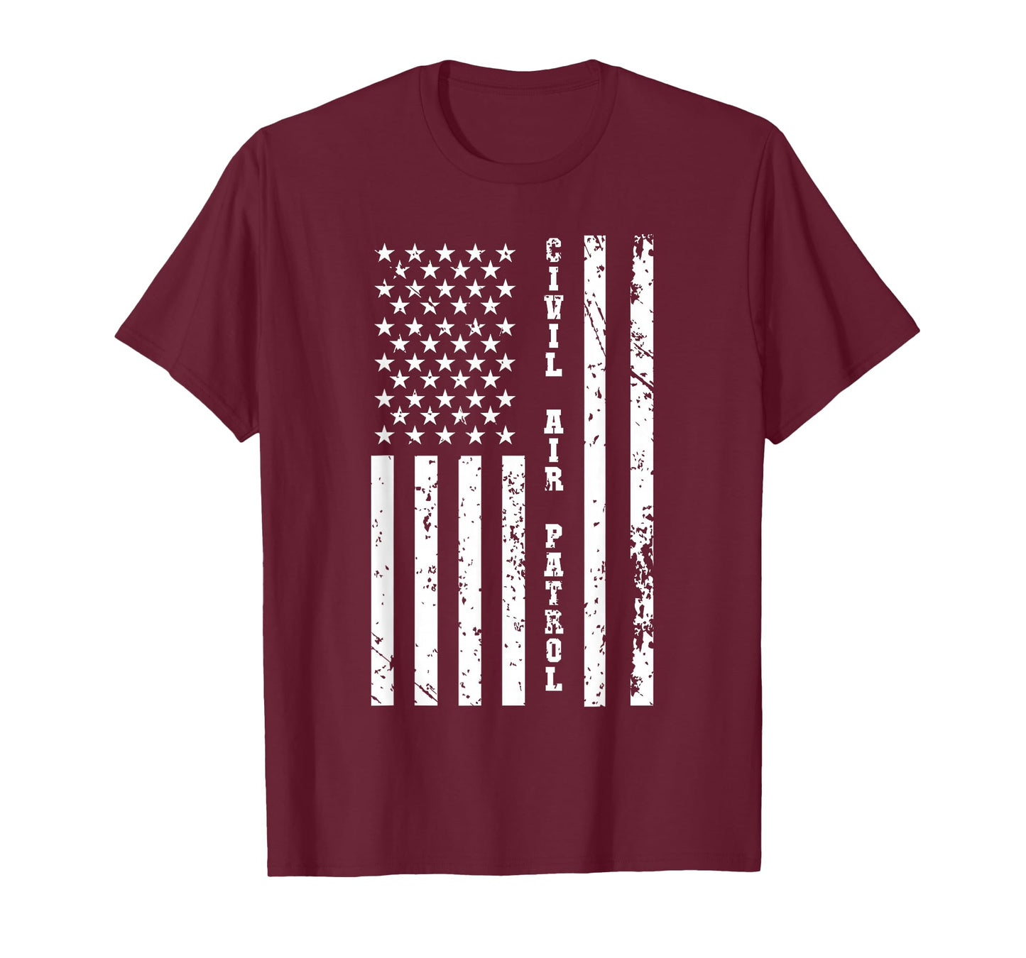 USAF Cap United States Air Force Civil Air Patrol w US Flag T-Shirt