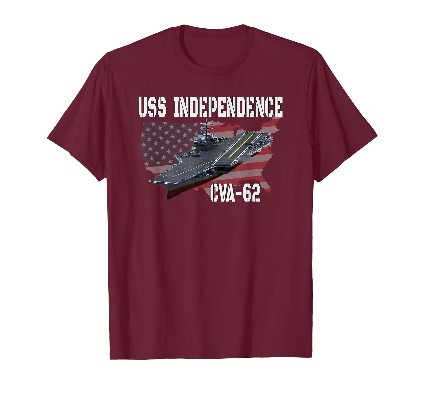 USS Independence CVA-62 Aircraft Carrier Veterans Day T-Shirt
