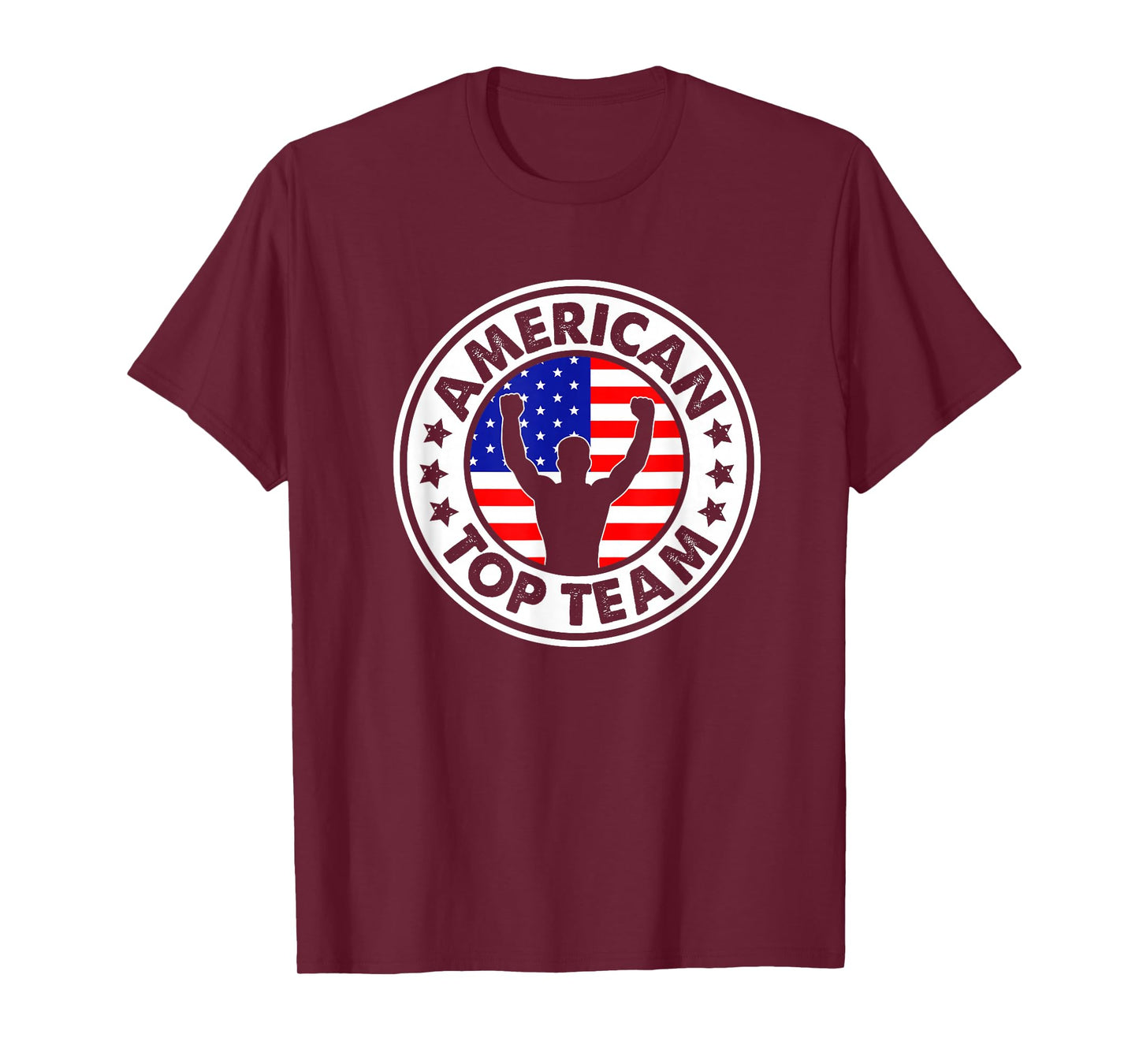 American Flag Top Team BJJ Brazilian Jiu Jitsu T-Shirt