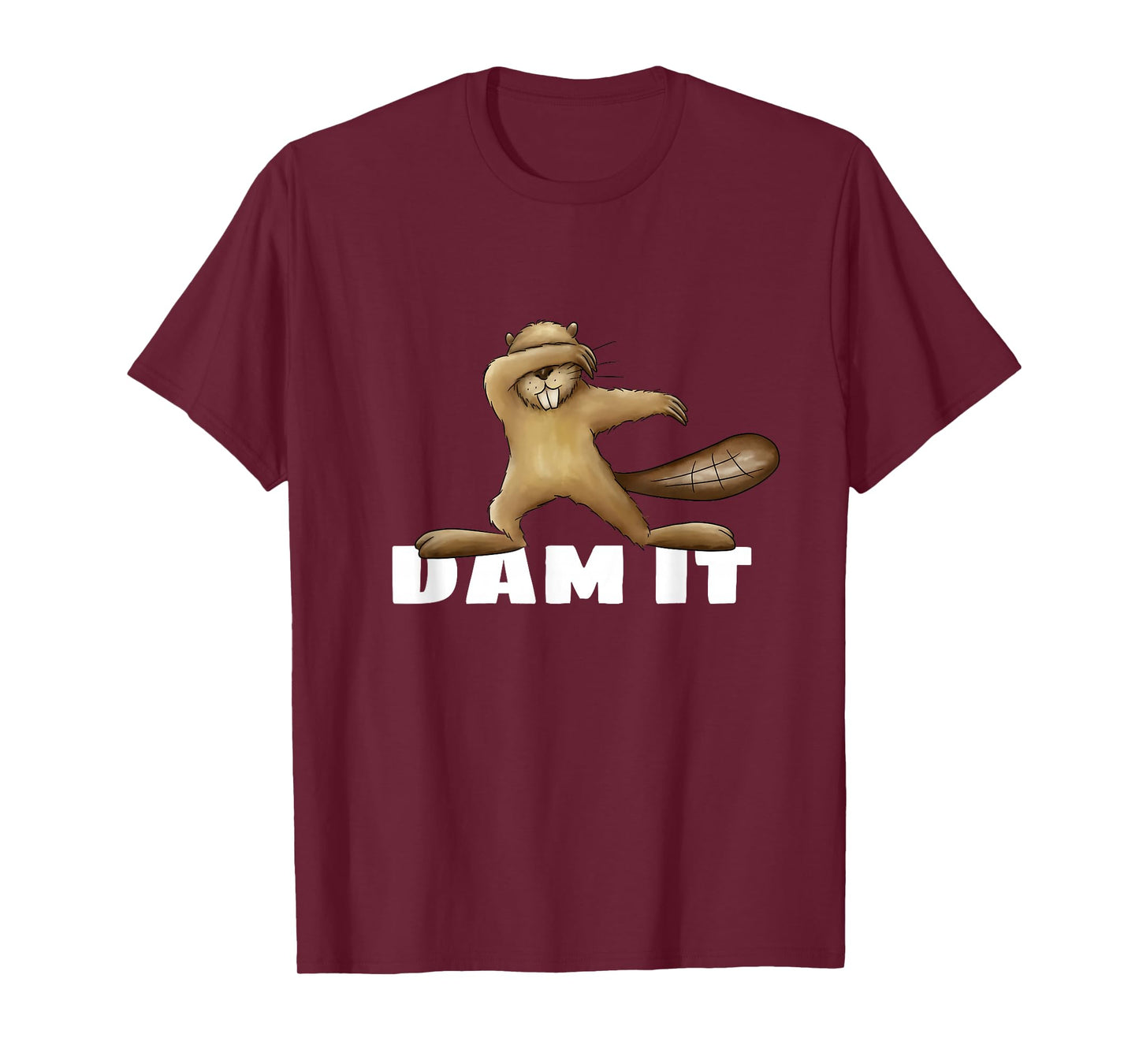 Dam it | Verdammt Dabbender Beaver Word Game Fun T-Shirt