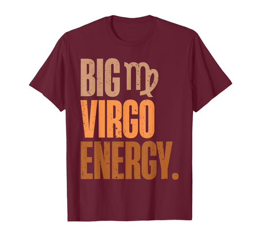 Big Virgo Energy African American Women Men Melanin T-Shirt