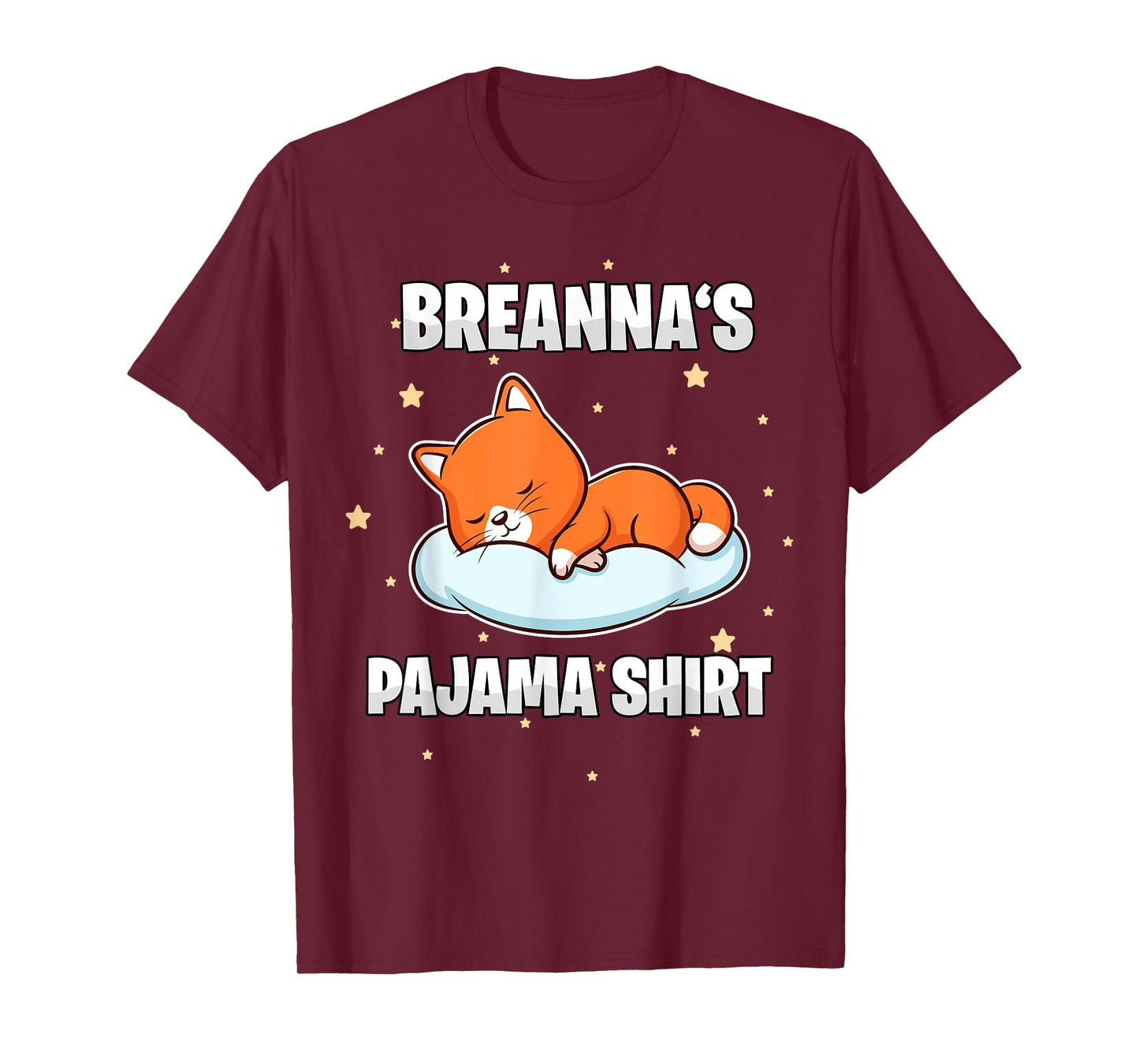 Breanna's Pajama Shirt - Personalized Sleeping T-Shirt